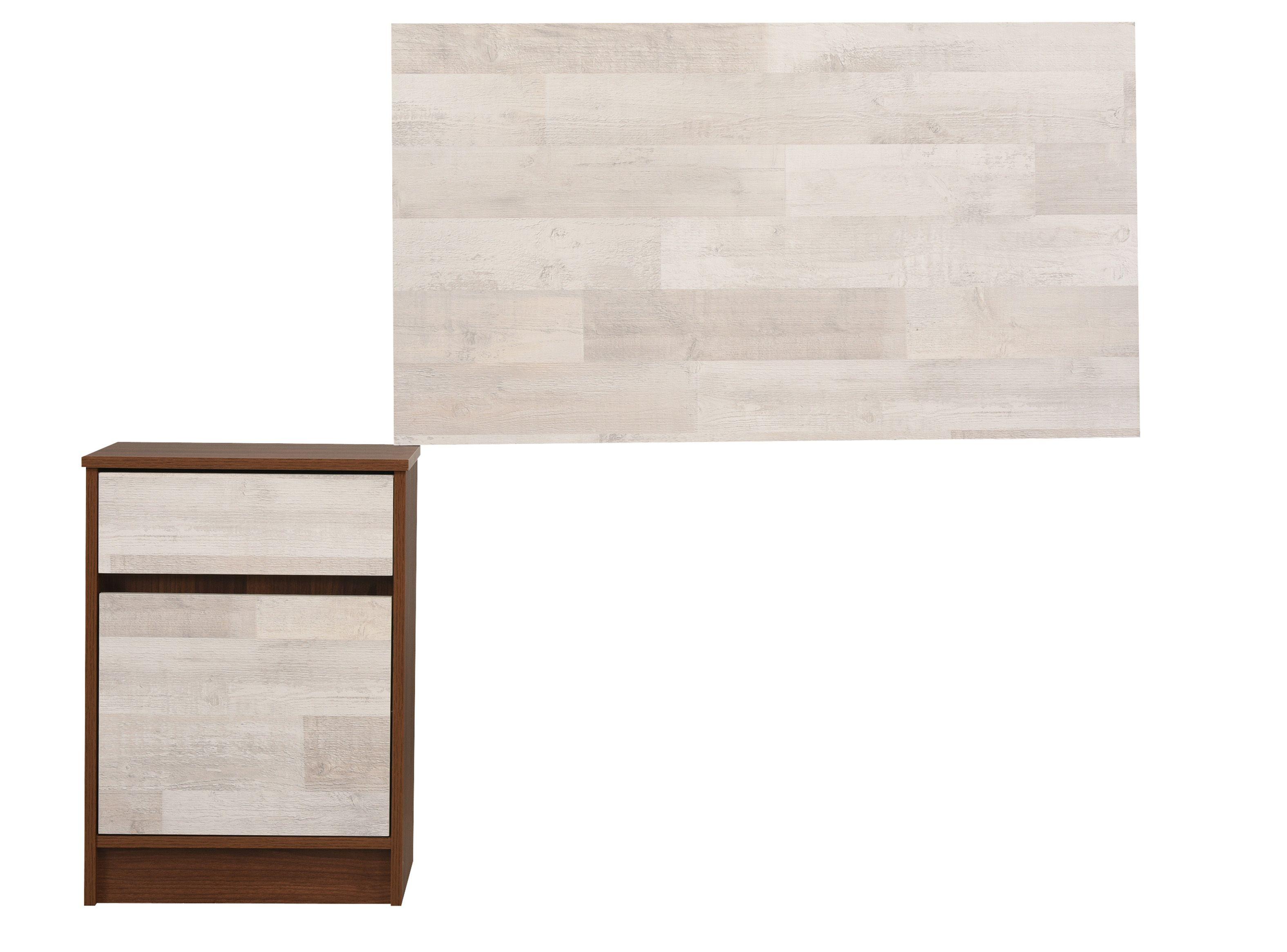 Set Muebles Legno Respaldo Single + Velador-0