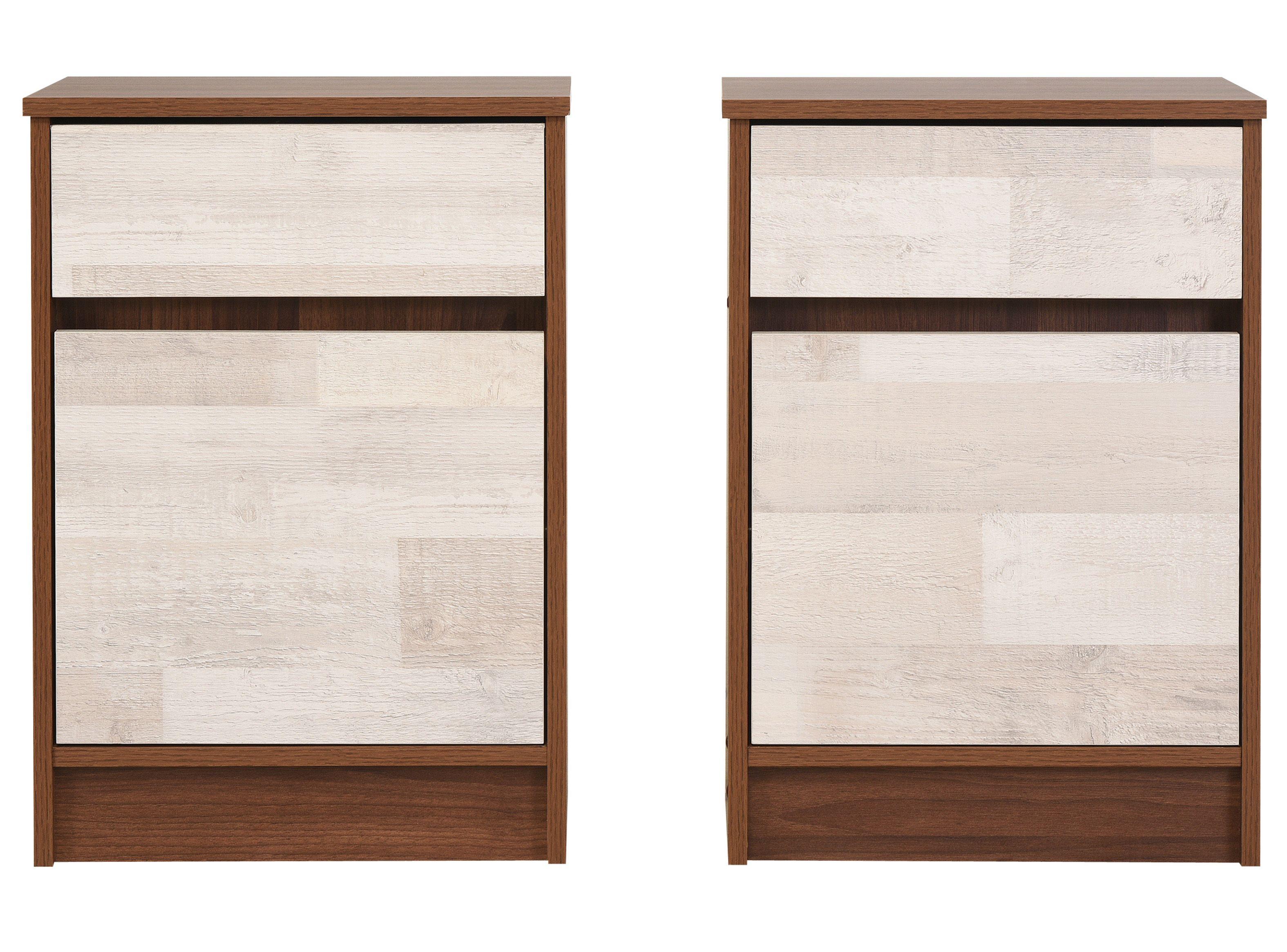 Set Muebles Legno: Respaldo 2 Plazas + Veladores-3