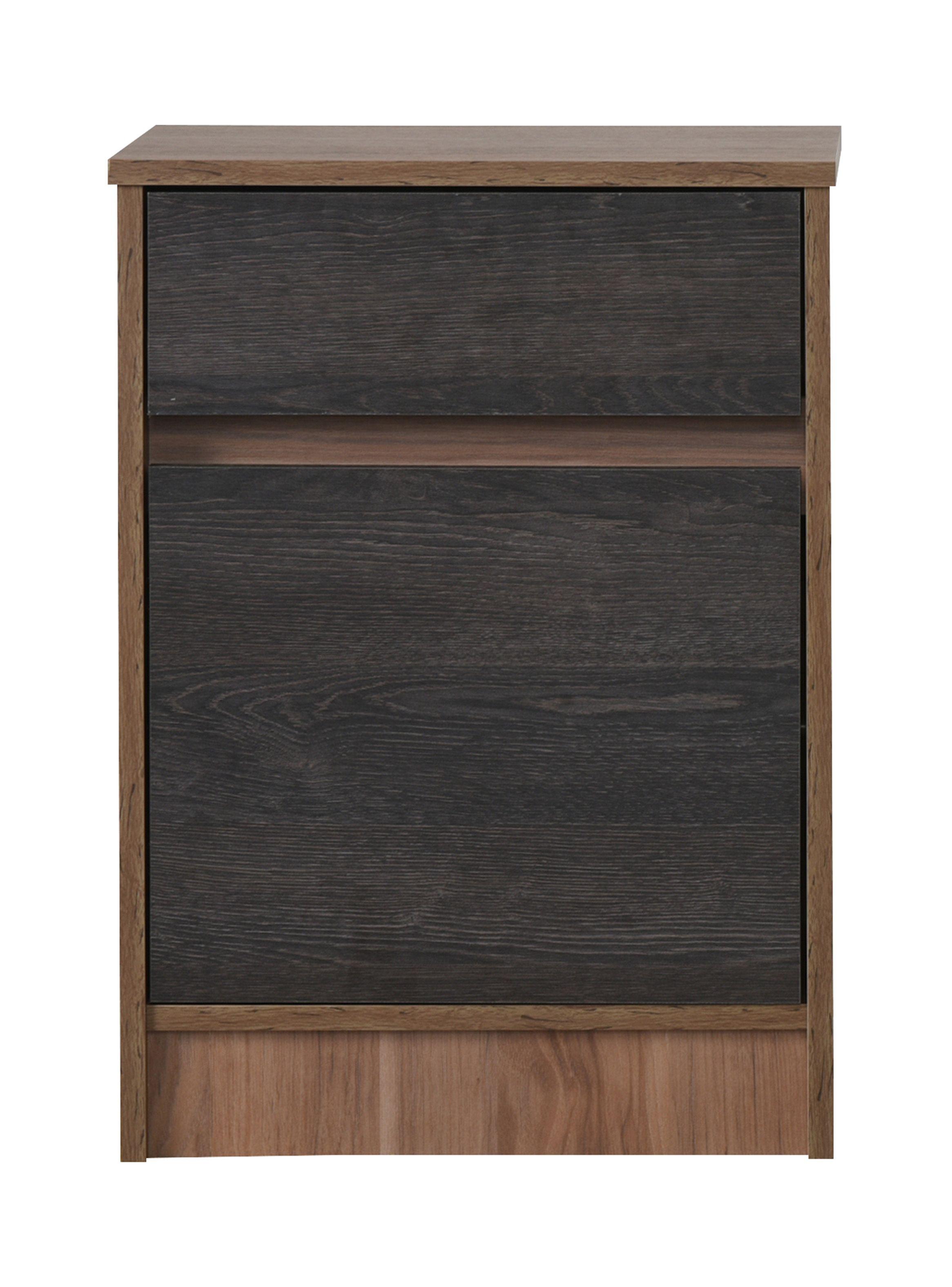 Set Muebles Espresso Respaldo Single + Velador-3
