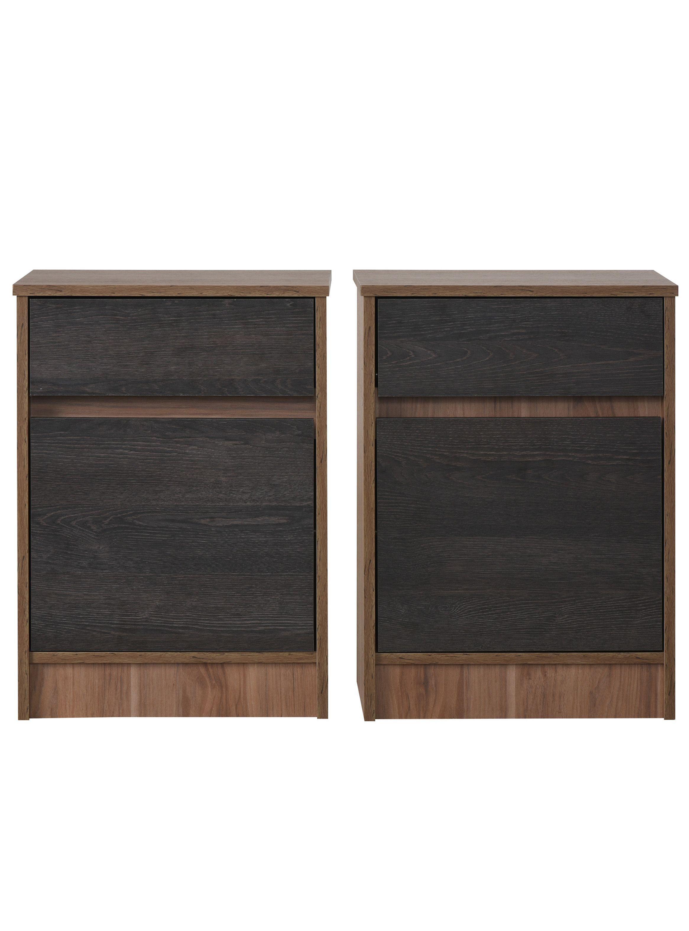 Set Muebles Espresso: Respaldo King + Veladores-3