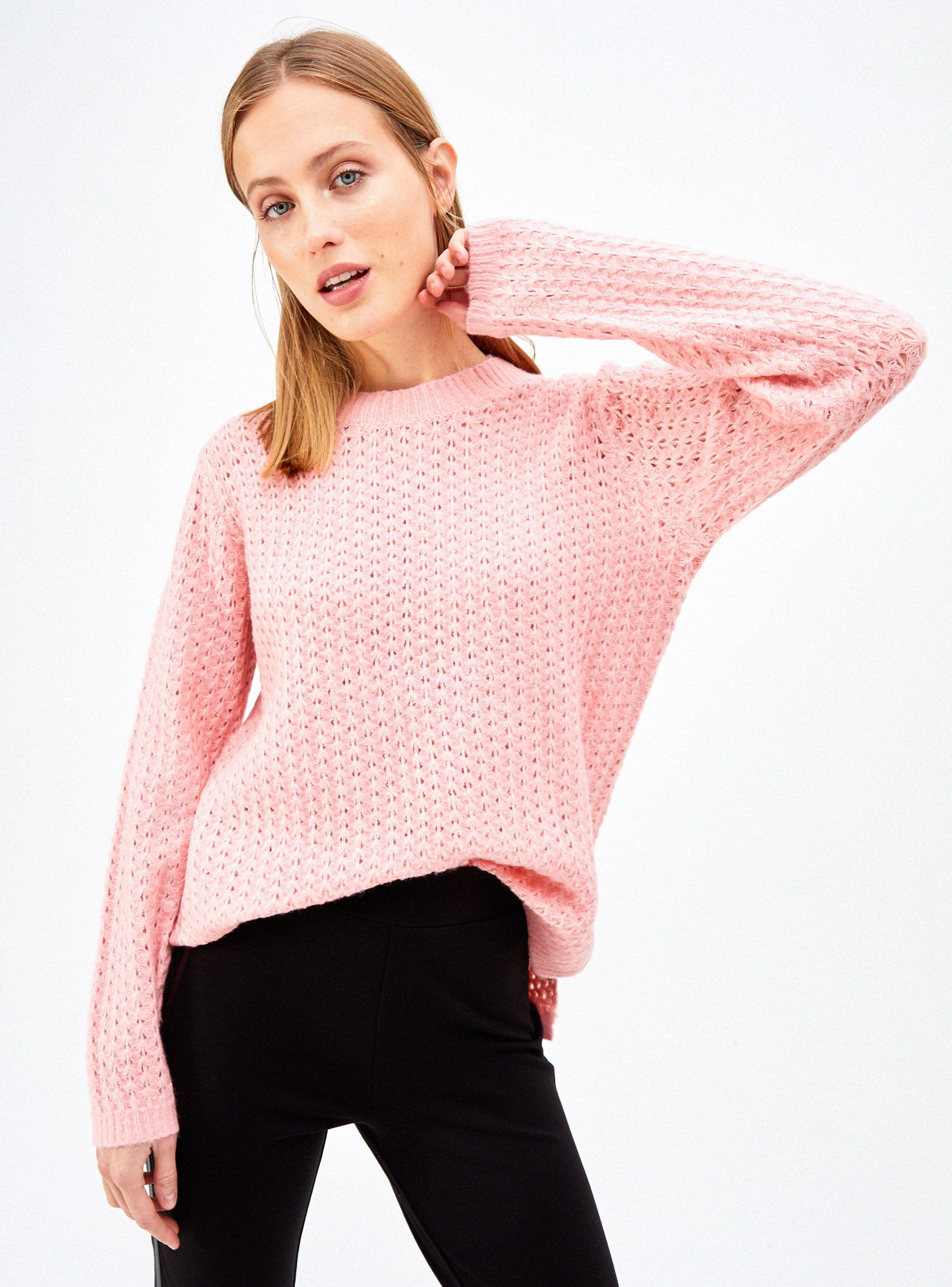 Sweater Textura Escote Rib-0