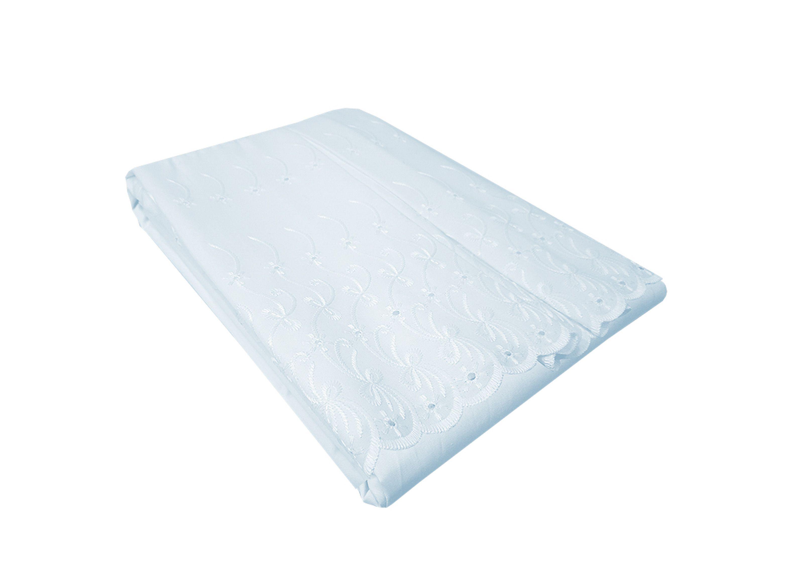 Faldon Victorianas 1 Plaza 200 hilos Broderie Blanco-0