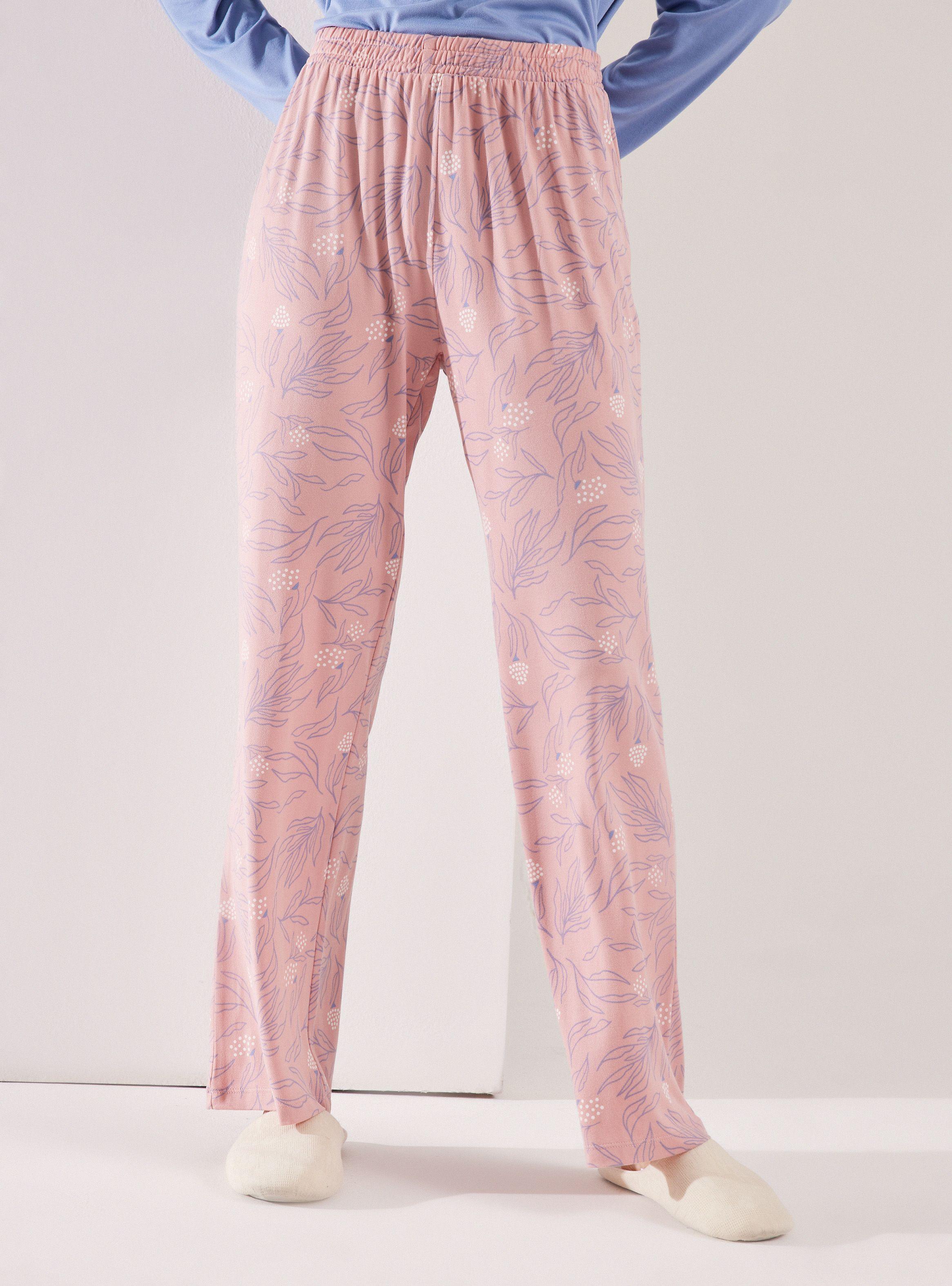 Pantalón Pijama Full Print Tela Peach-0