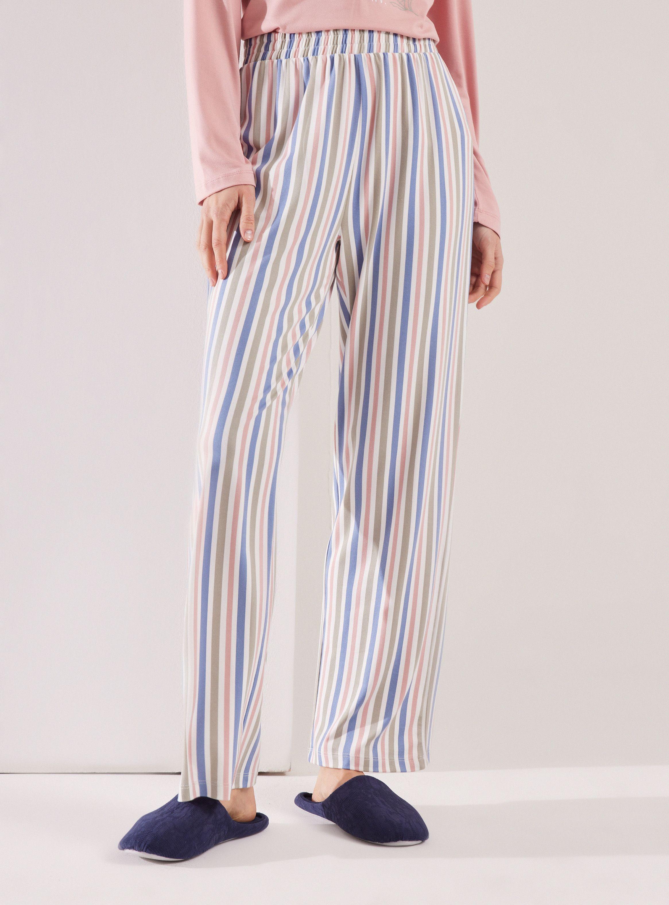 Pantalón Pijama Full Print Tela Peach-0