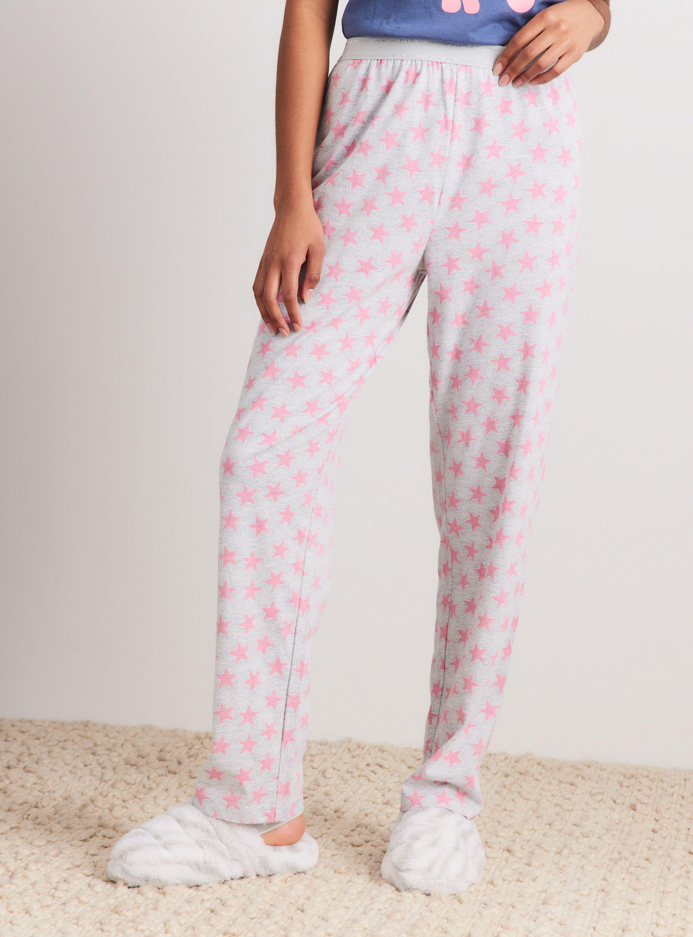 Pantalón Pijama Estampado Tela Jersey-0