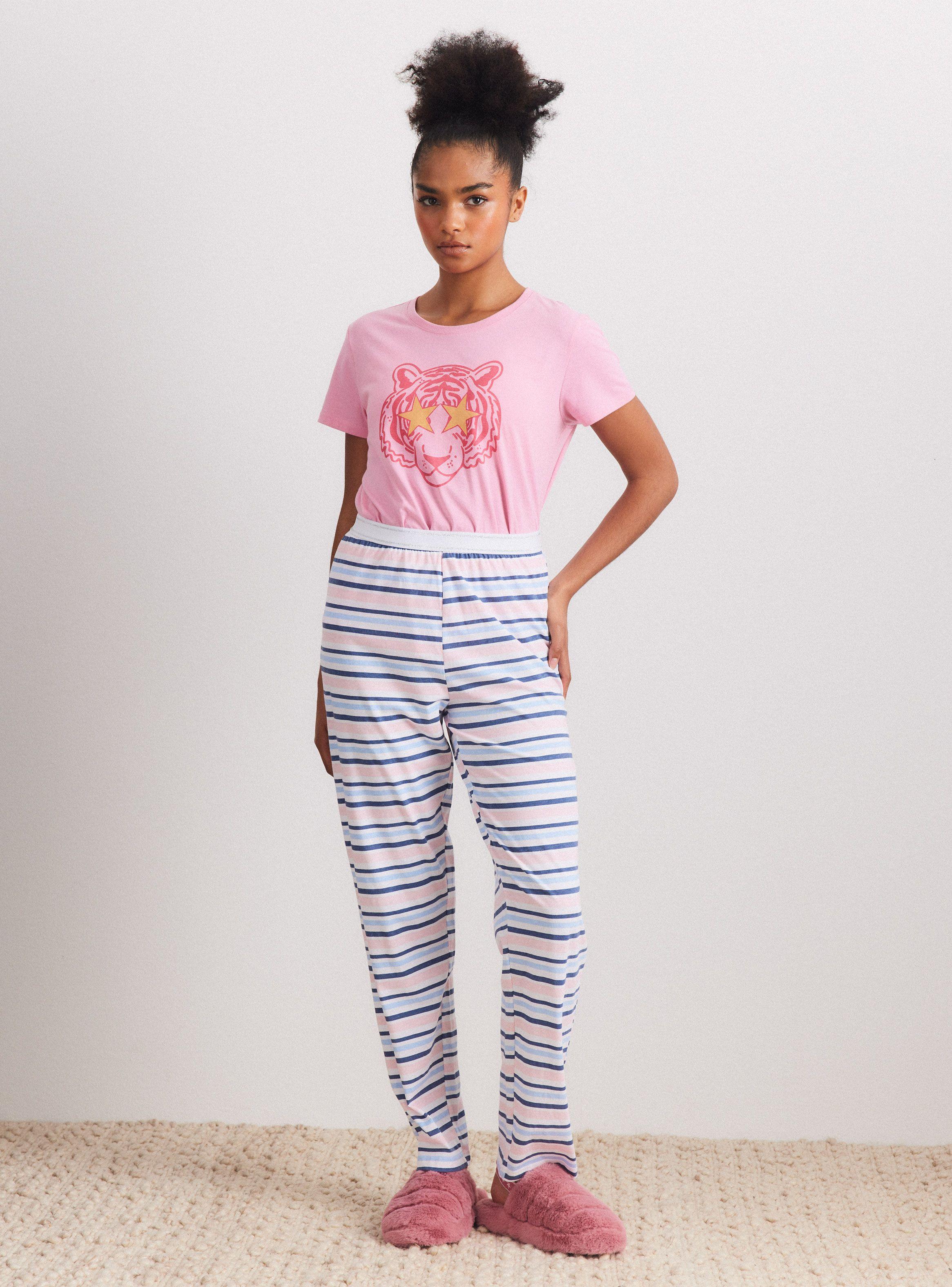 Pantalón Pijama Estampado Tela Jersey-4