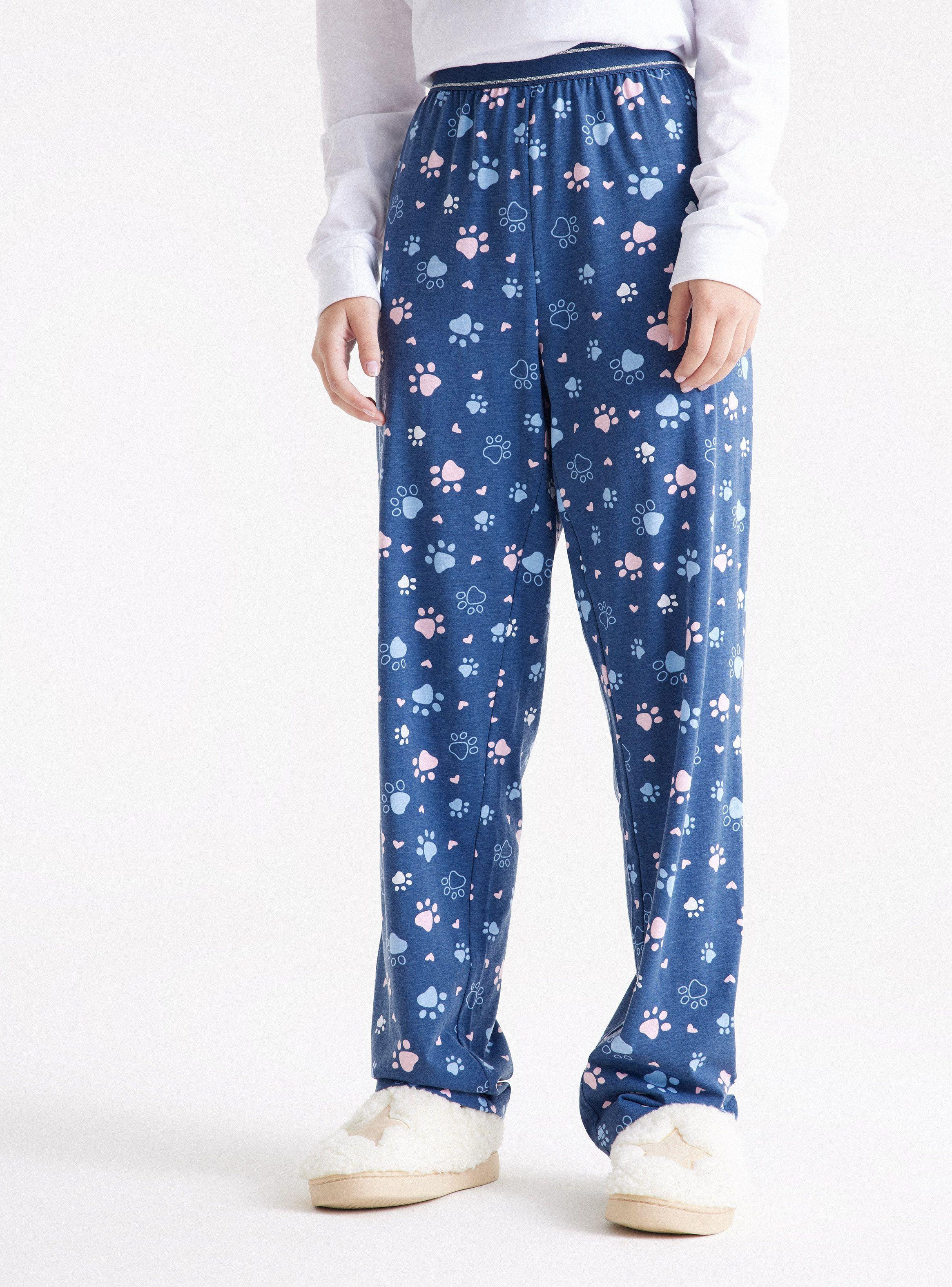 Pantalón Pijama Estampado Tela Jersey-0