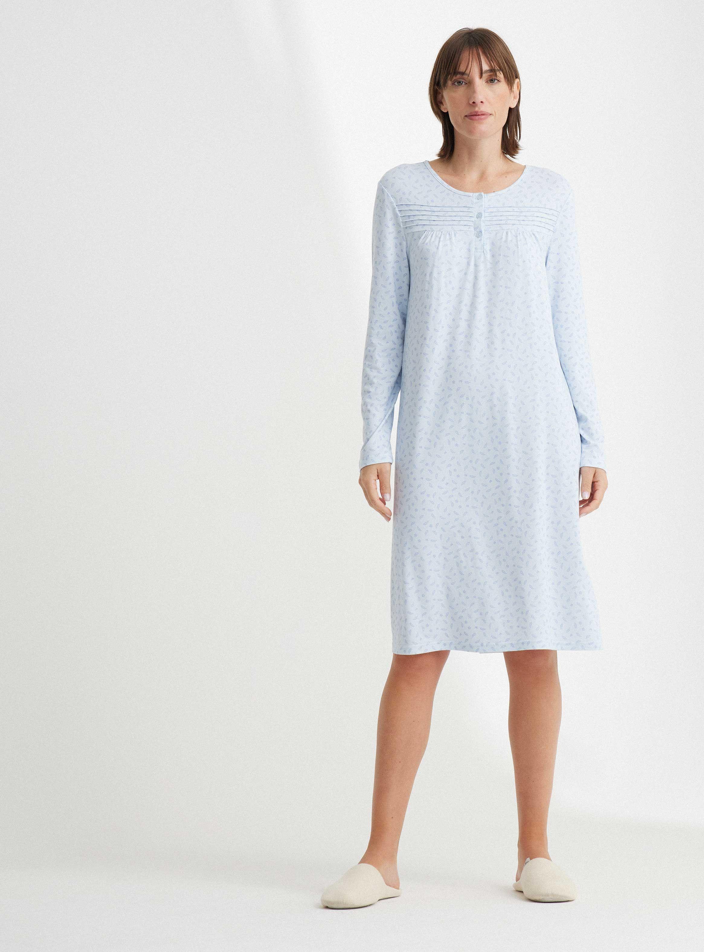 Camisa Larga con Pliegues-4