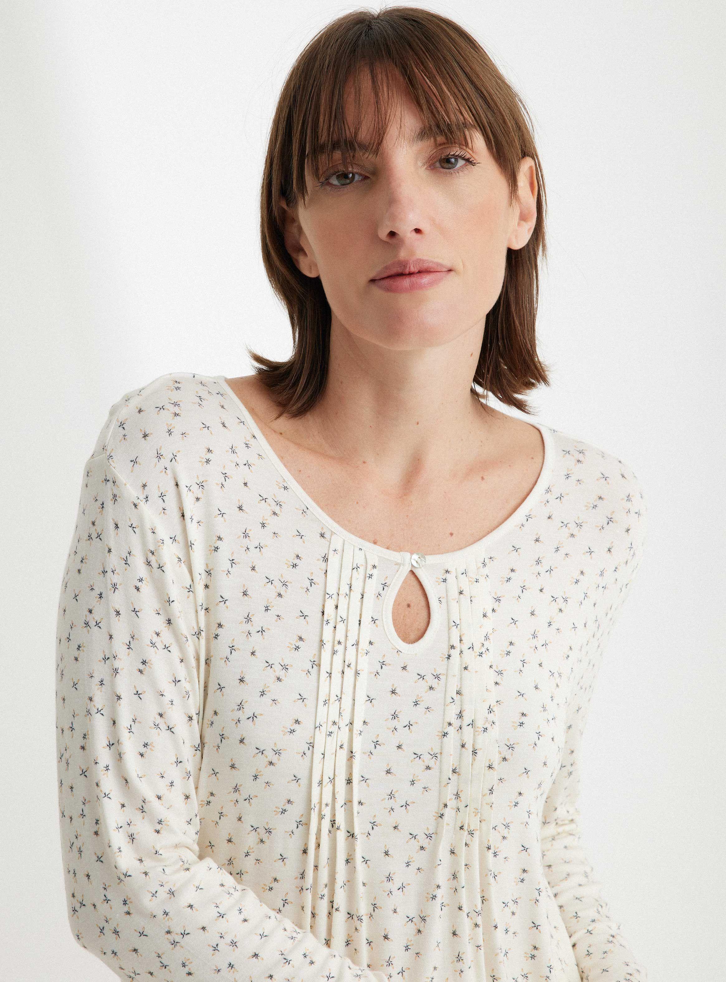 Pijama Largo Full Print Detalles Delantero-2