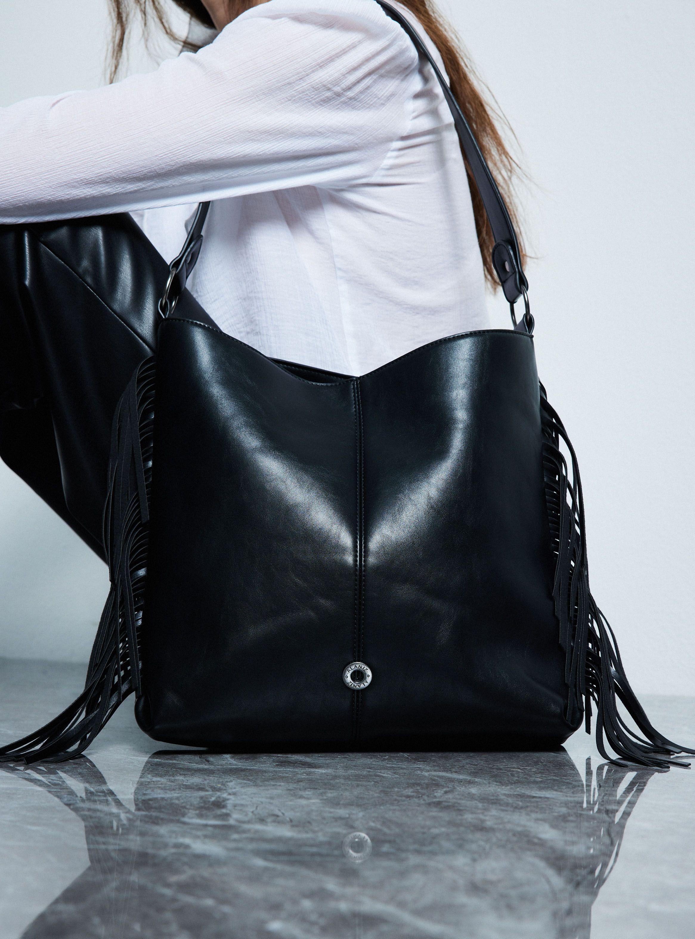 Cartera Tote con Flecos-1