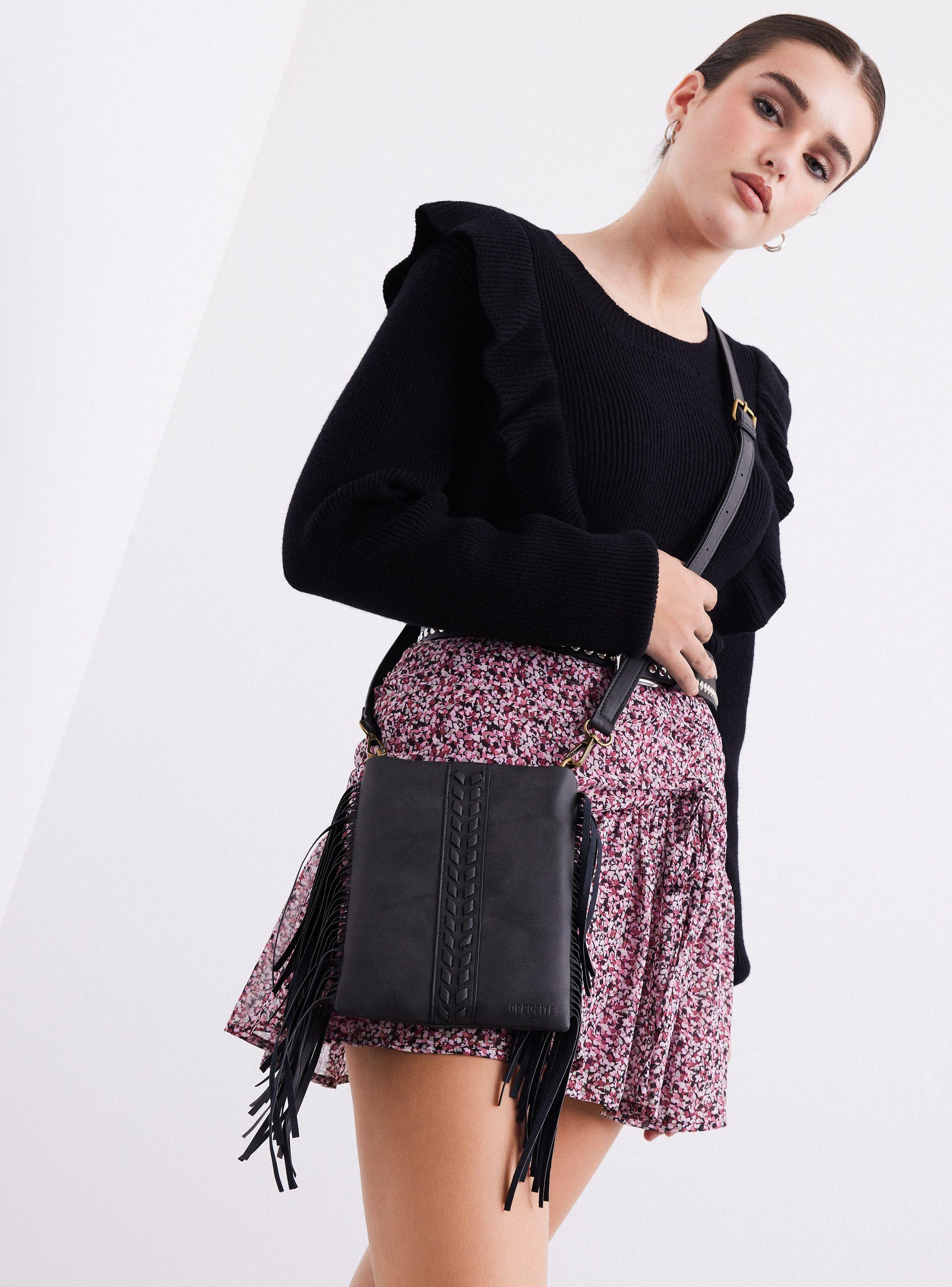 Cartera Bandolera con Flecos-0