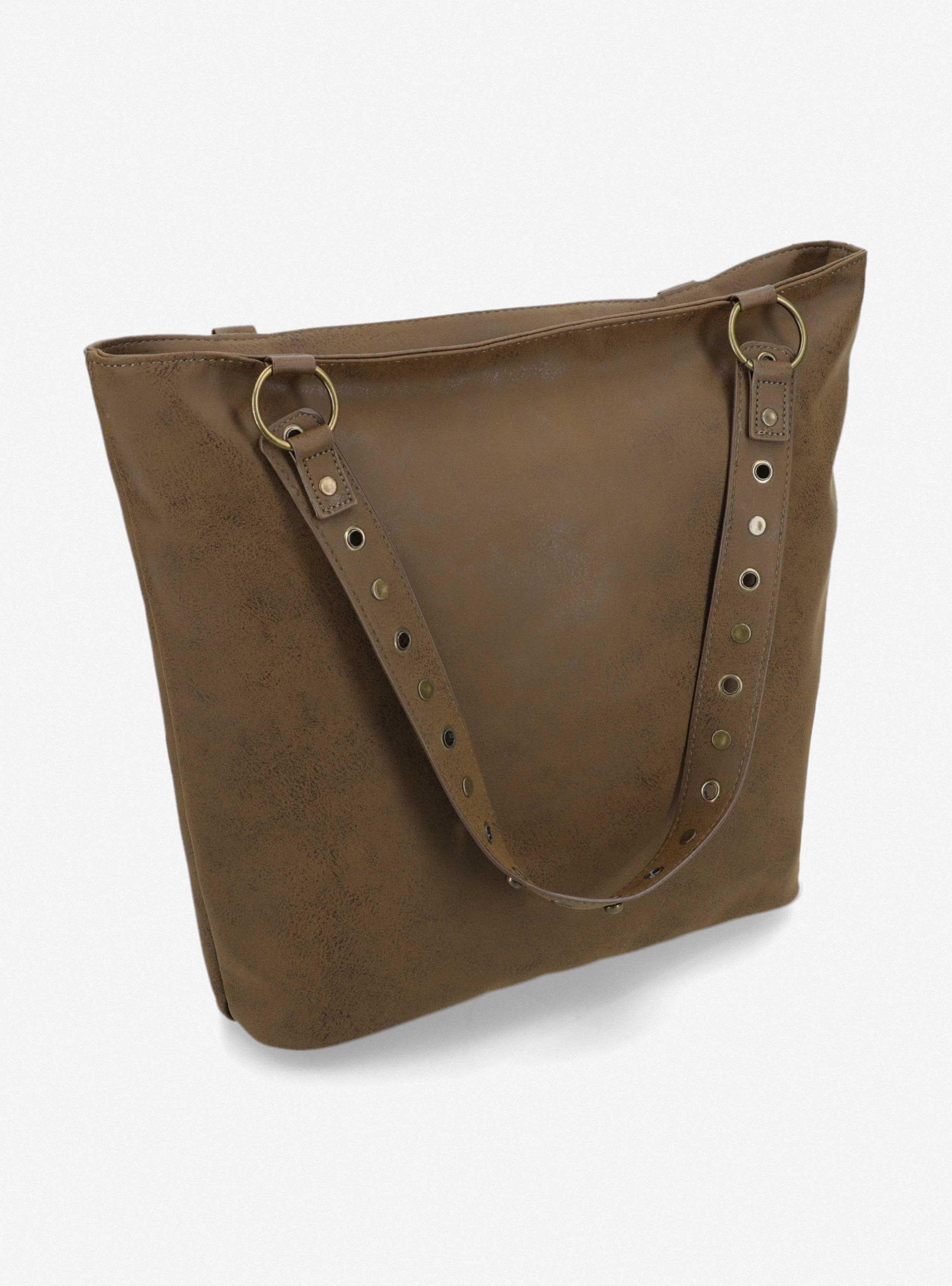 Cartera Tote con Llavero Flecos-4