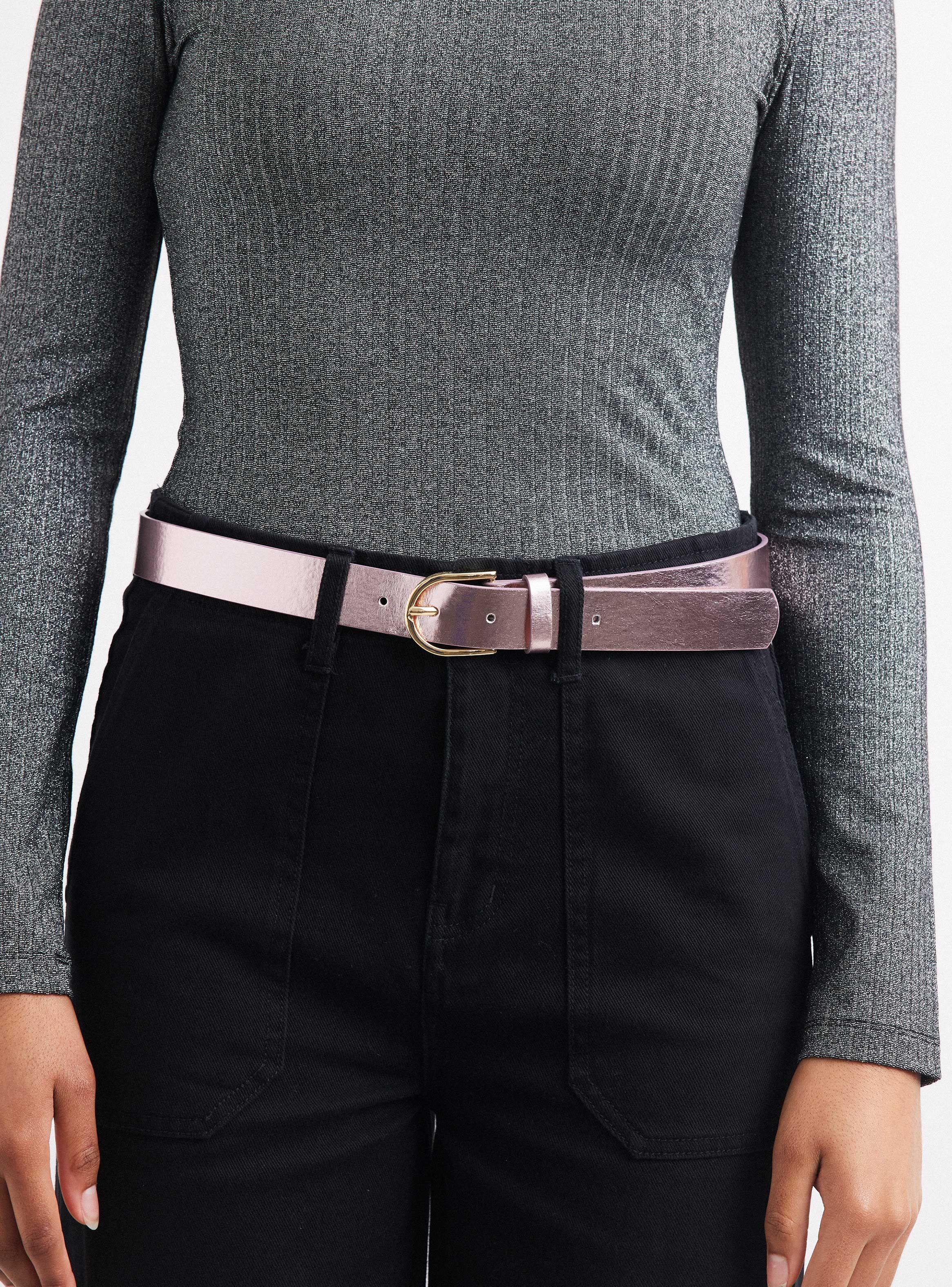 Cinturón Pack 2 Gruesos Metalizado-2