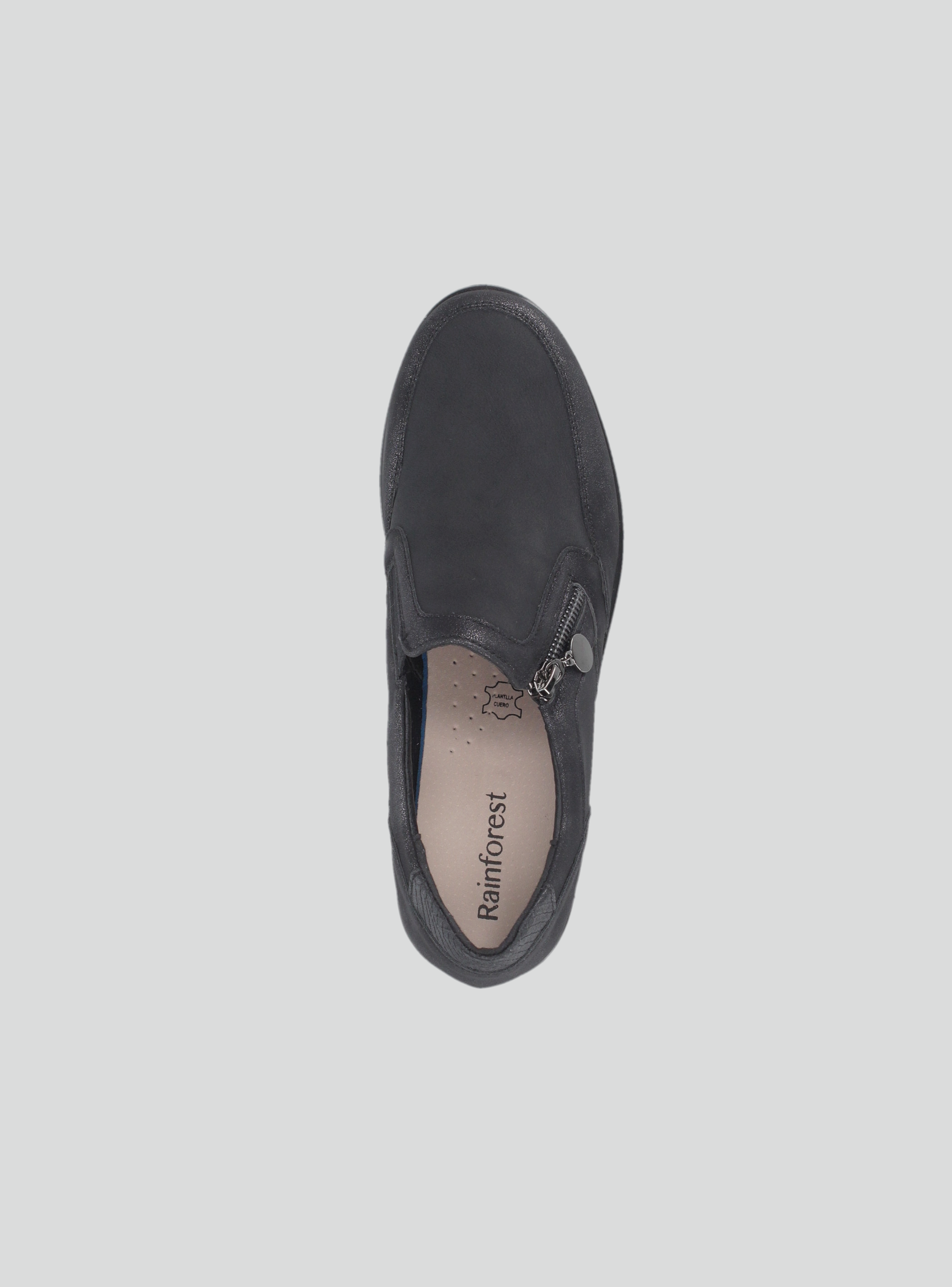 Zapato Casual Taco Cuña y Textura Mujer-3