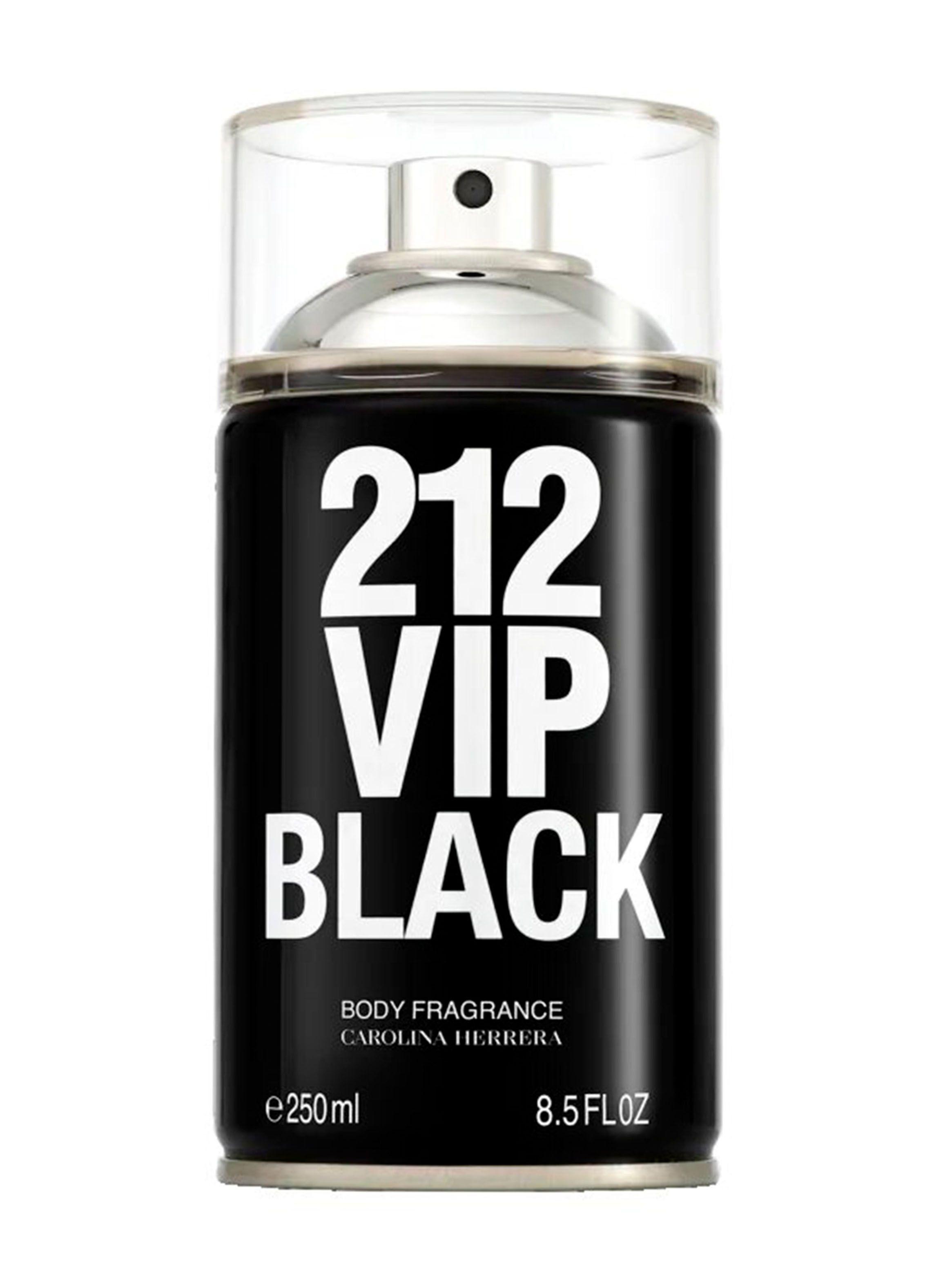 Spray Carolina Herrera 212 Vip Hombre Black Body Spray 250 ml-0