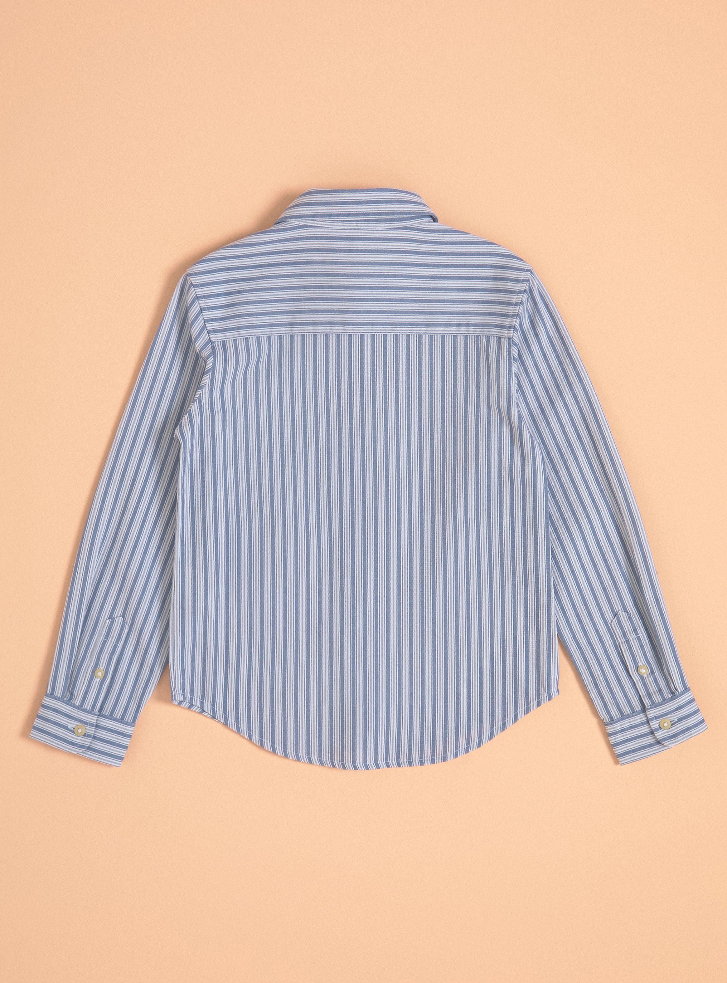 Camisa Stripe Manga Larga-1