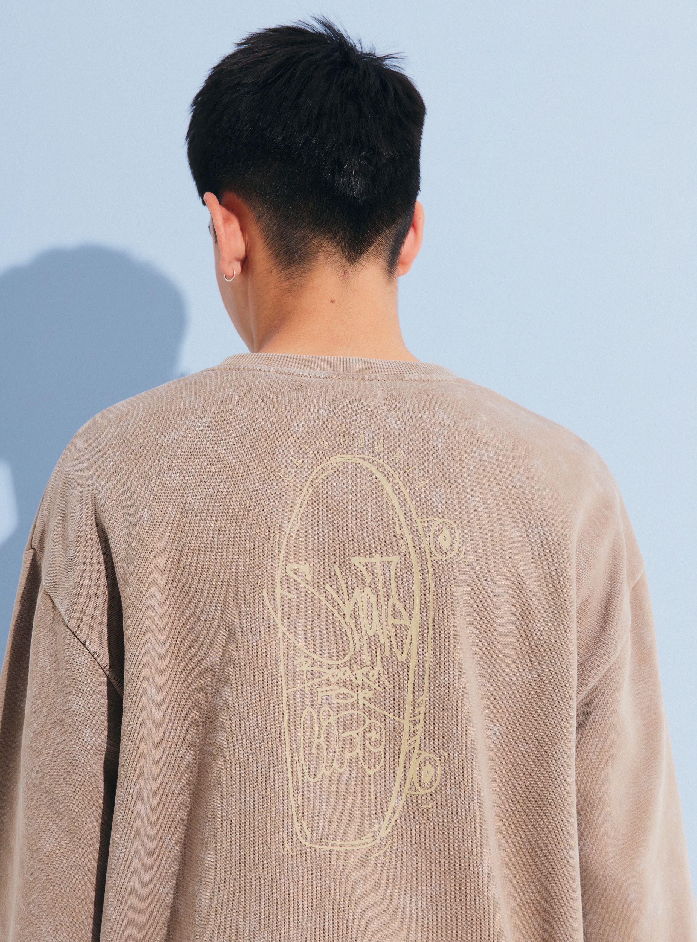 Polerón Crew Neck con Lavado-1