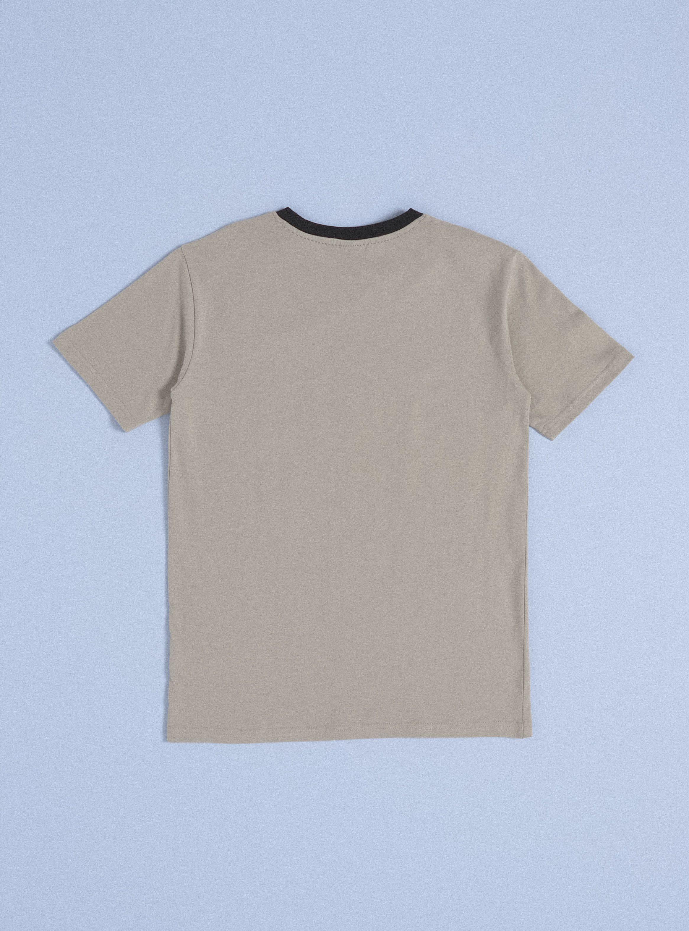 Polera Manga Corta Beige Estampado Donald Duck Disney-3