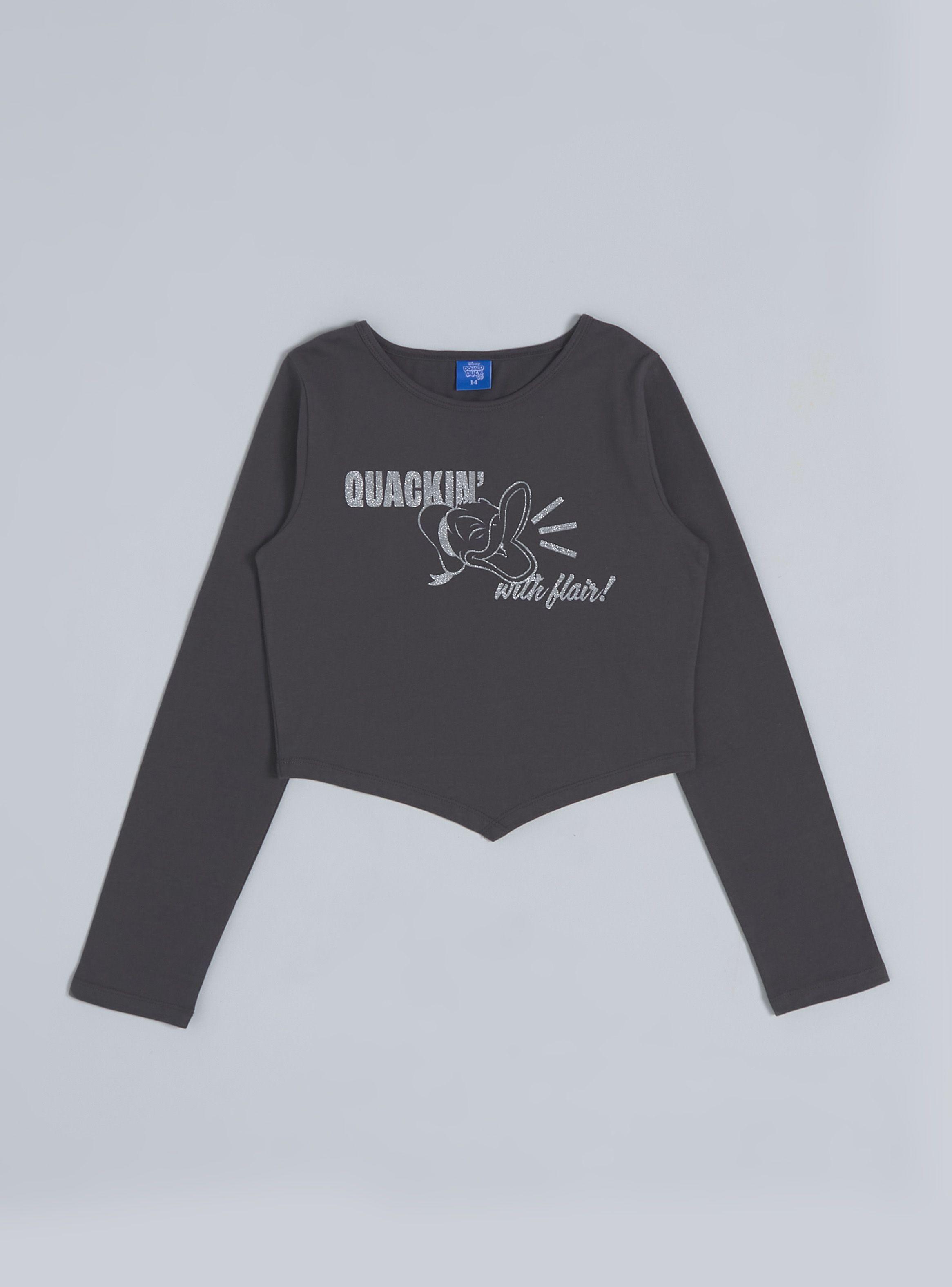 Polera Manga Larga con Glitter  Daisy & Donald Disney-2