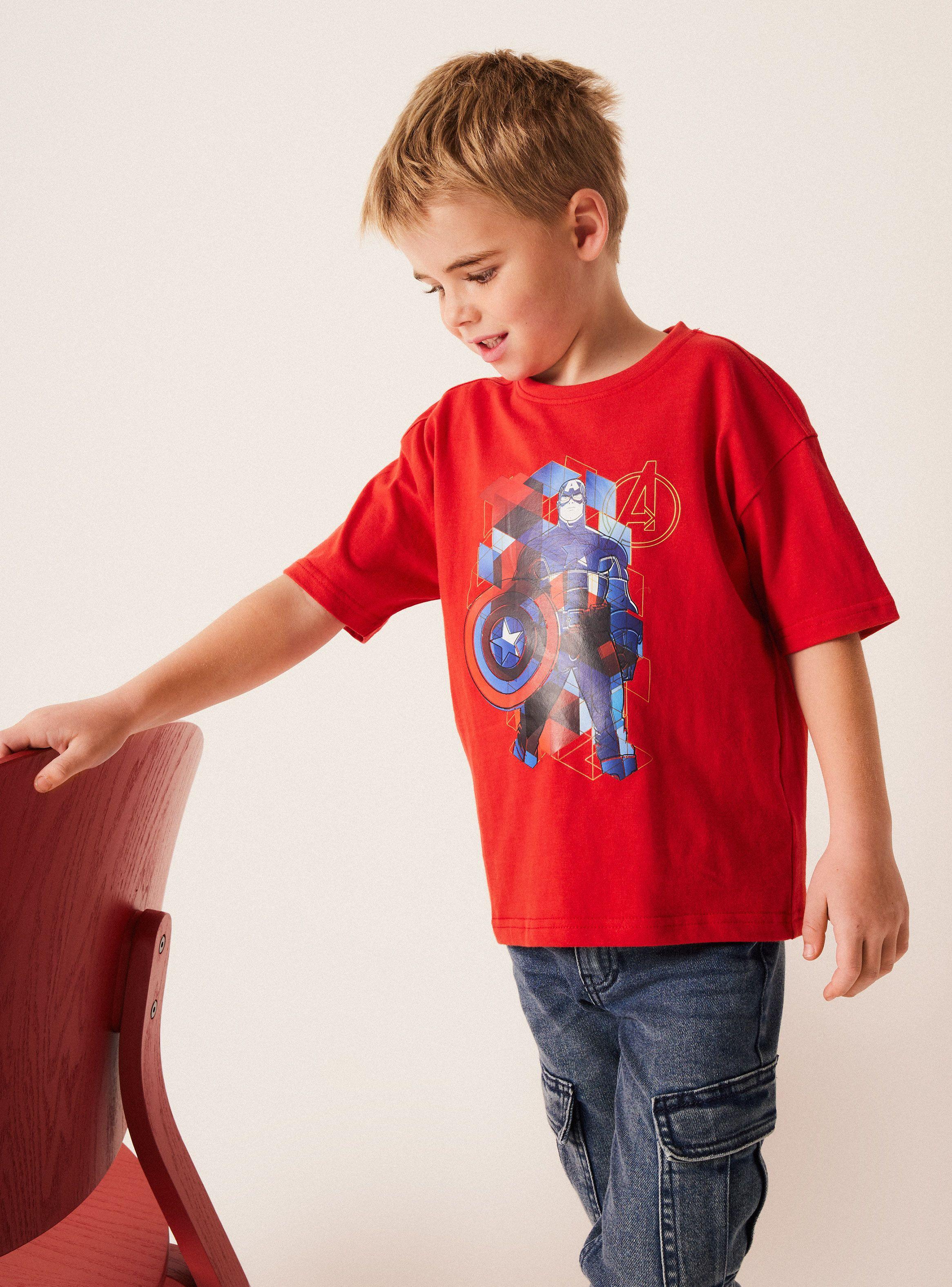 Polera Estampado Marvel-0