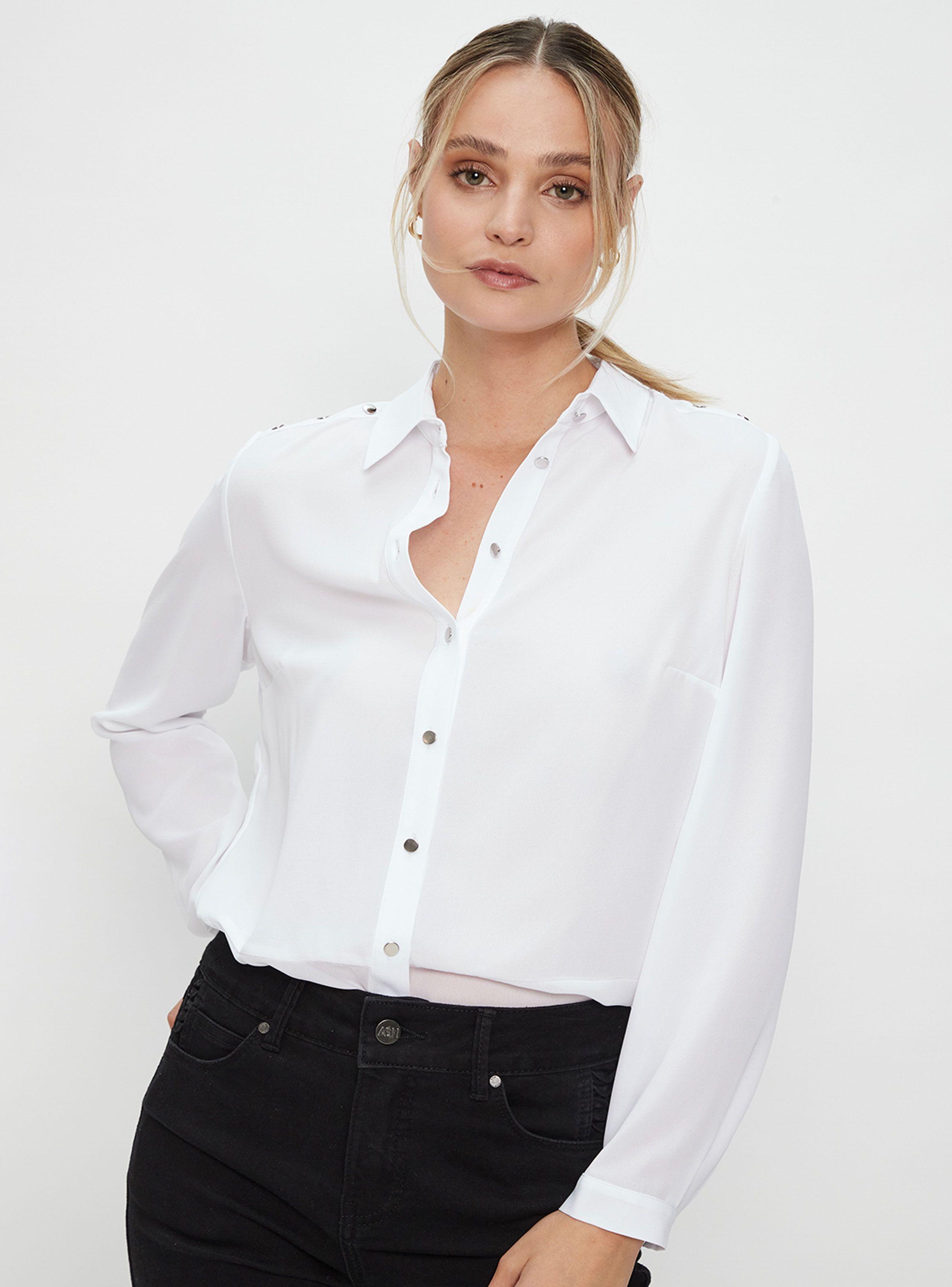 Blusa Camisera Con Faldón-0