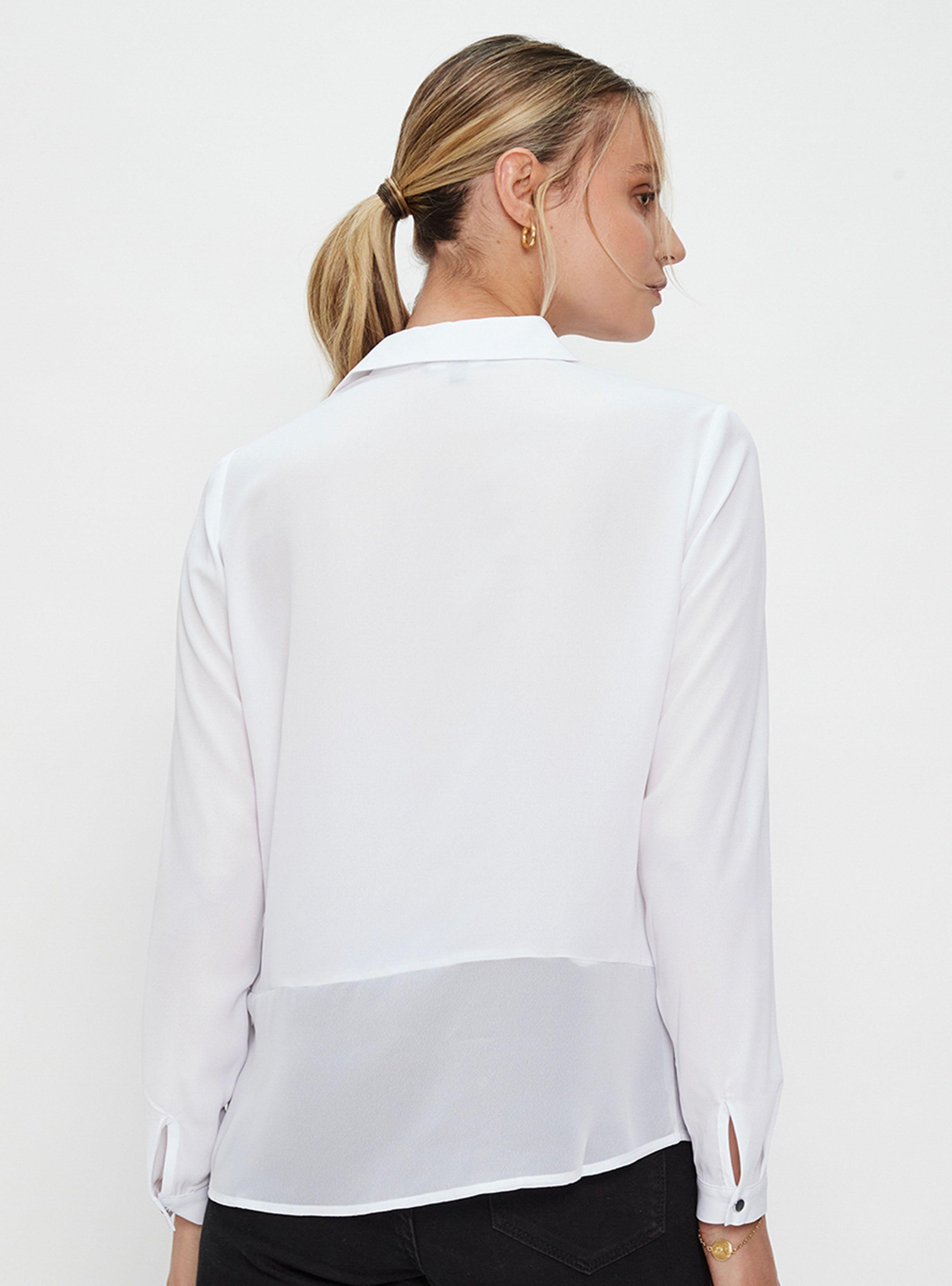 Blusa Camisera Con Faldón-1