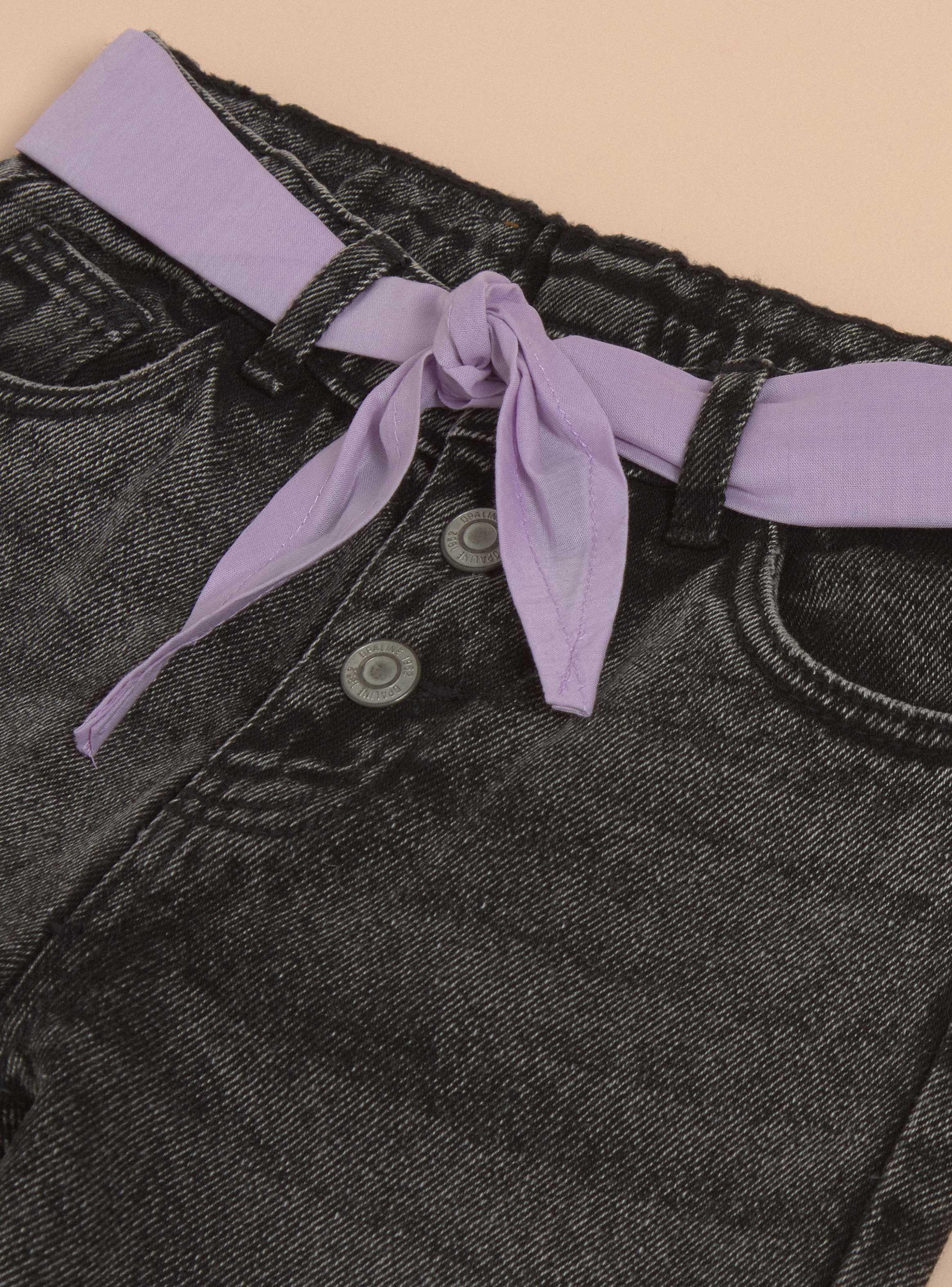 Pantalón con Cinturón en Lino Algodón-1