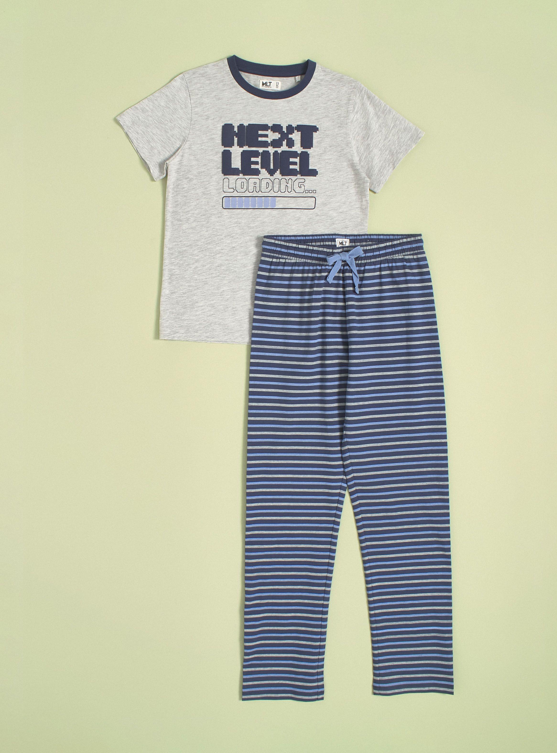 Pijama Manga Corta Estampado con Puff de Melt