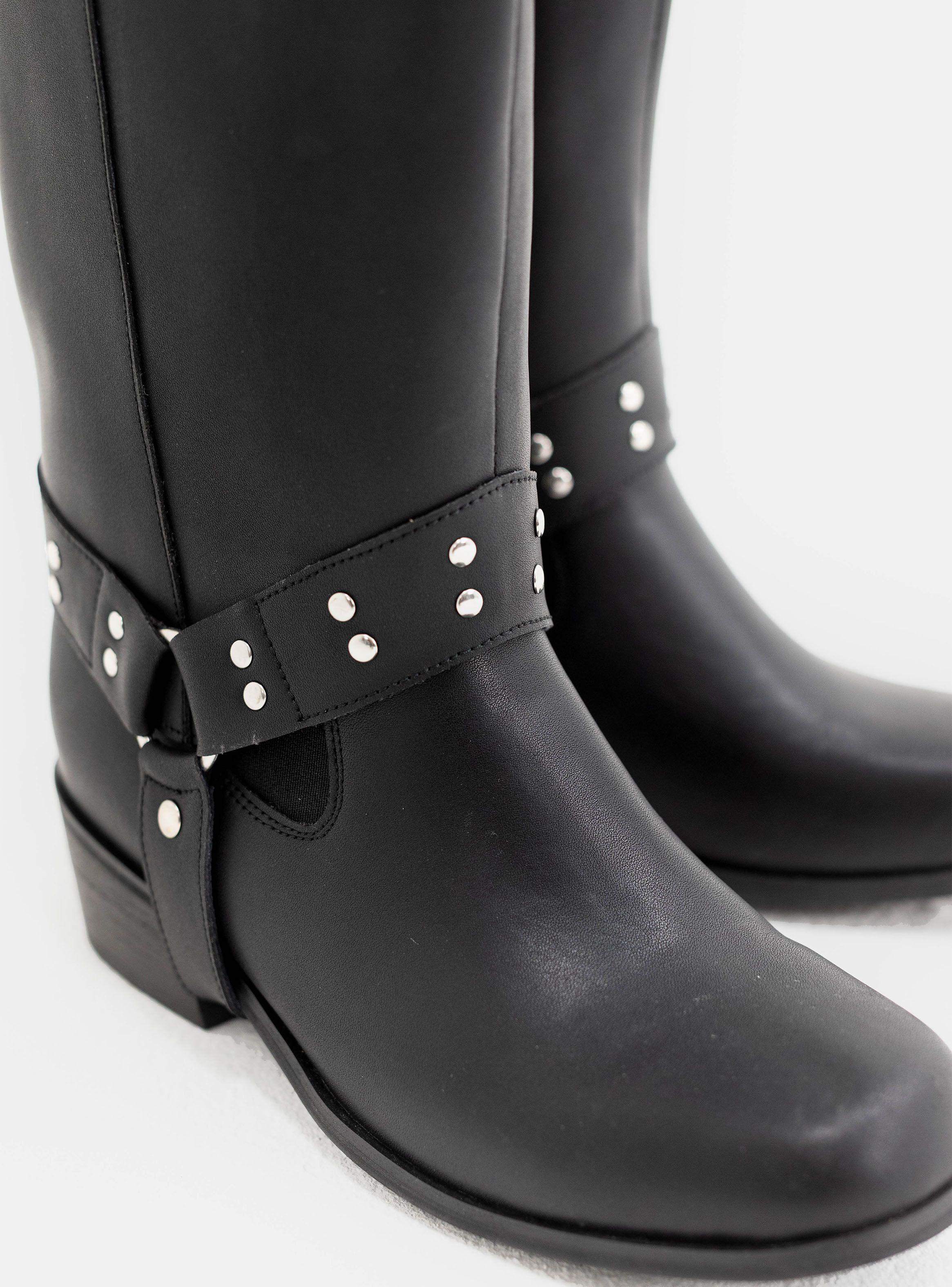 Bota Cuero Transformable Mujer-3