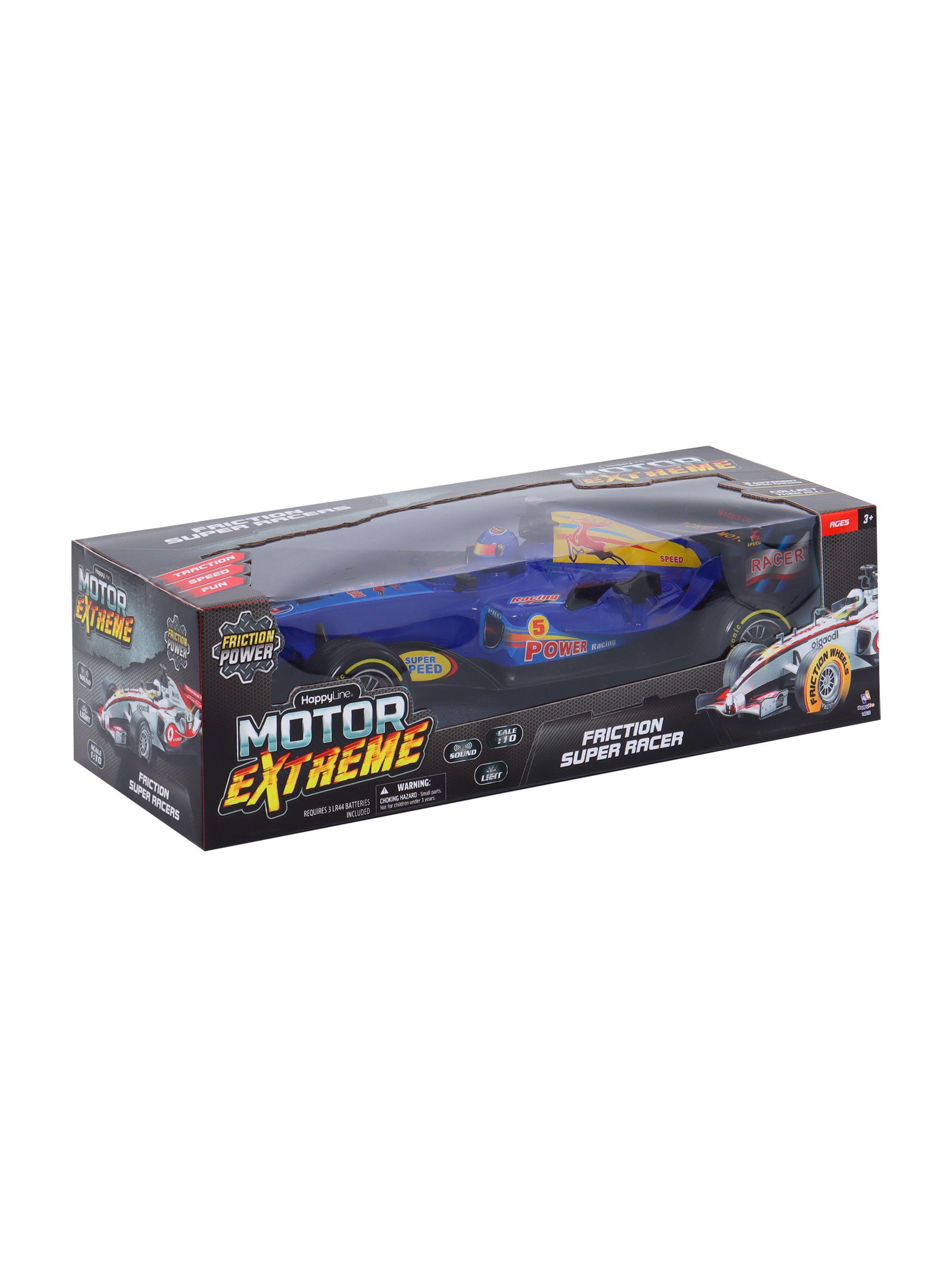 Auto a Batería F1 Friccion 1:10 Luz Sonido Try Me Azul-1