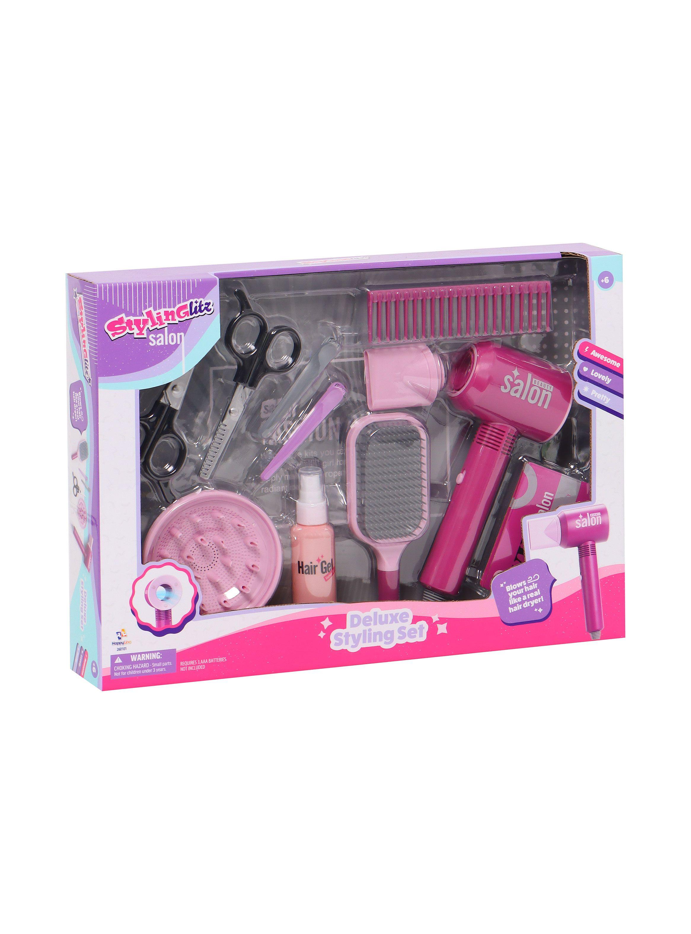 Set de Peinado de Salón 12 Piezas + Secador de Pelo-1