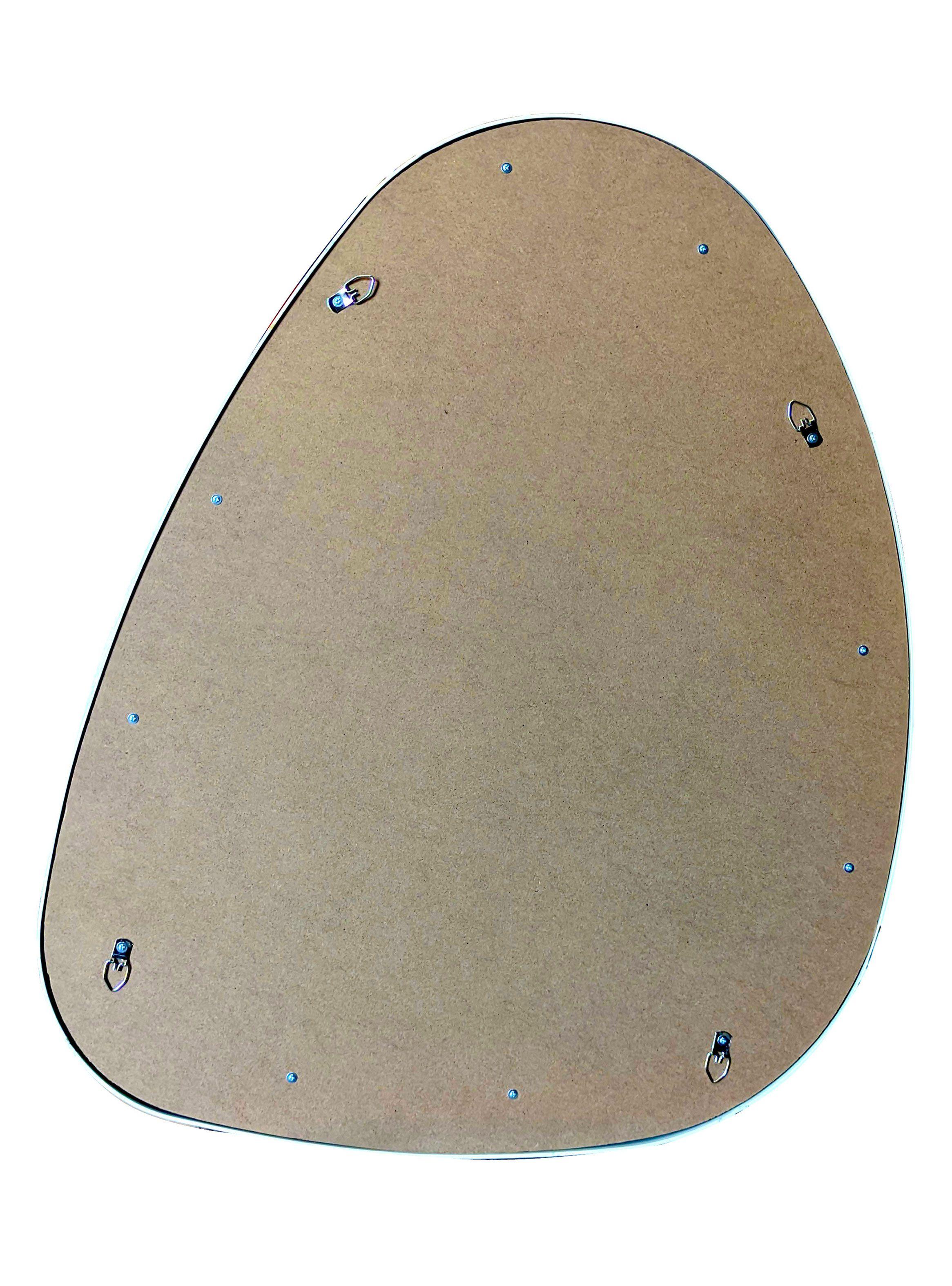 Espejo Diseño Irregular Borde Dorado-2