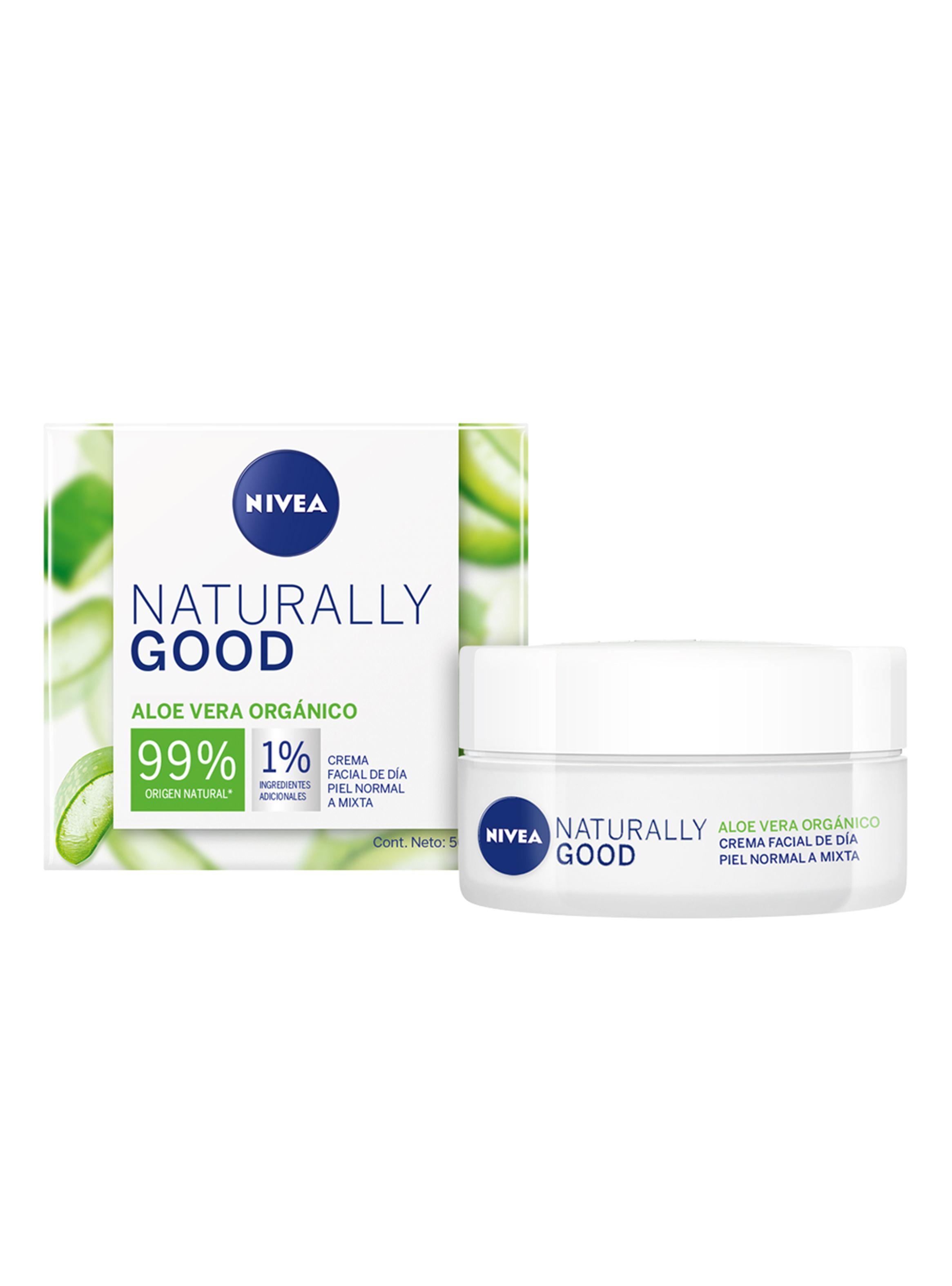 Crema Nivea Facial Naturally Good Aloe Vera 50 ml-0
