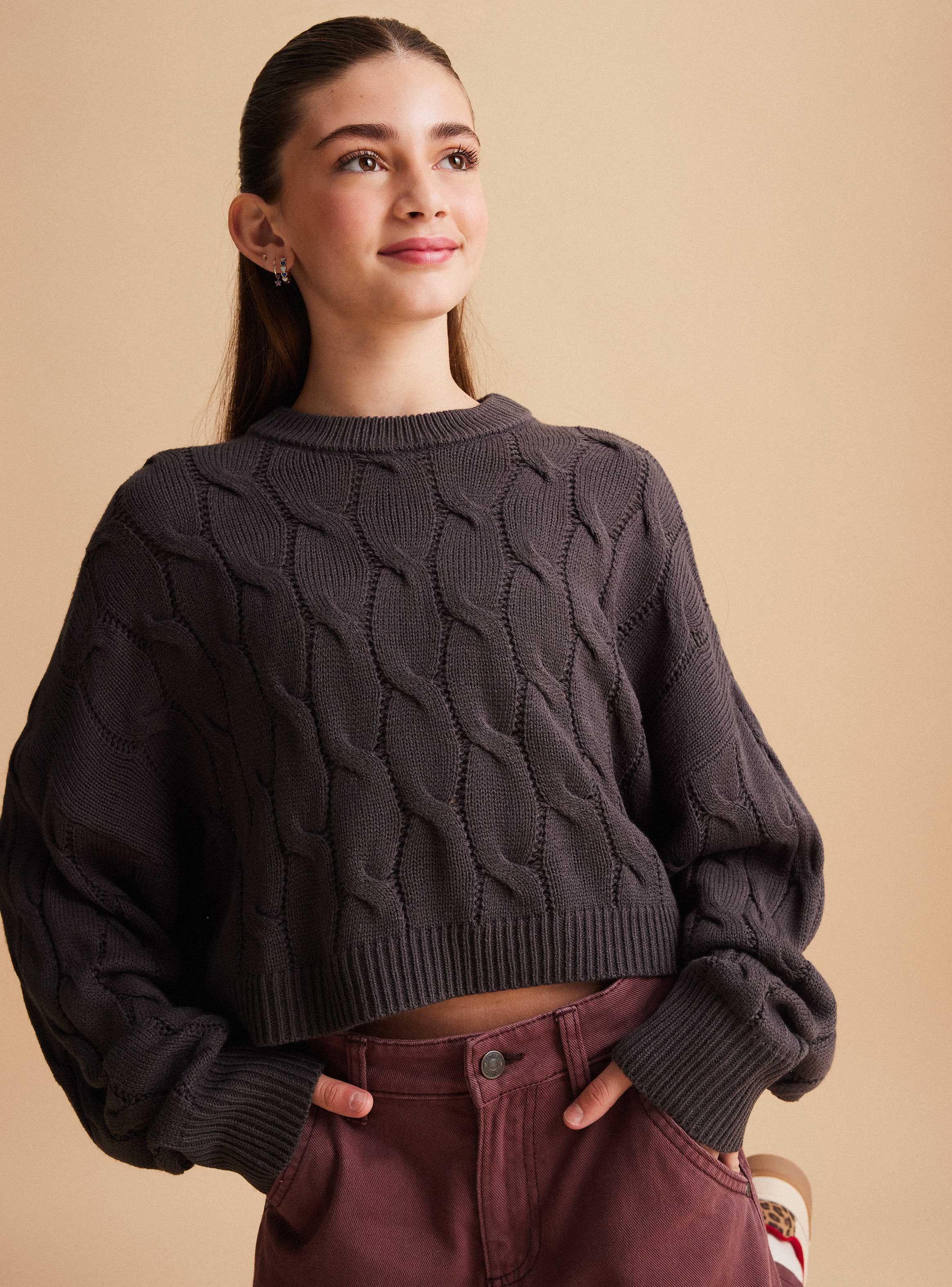 Sweater Chaleco Crop-0
