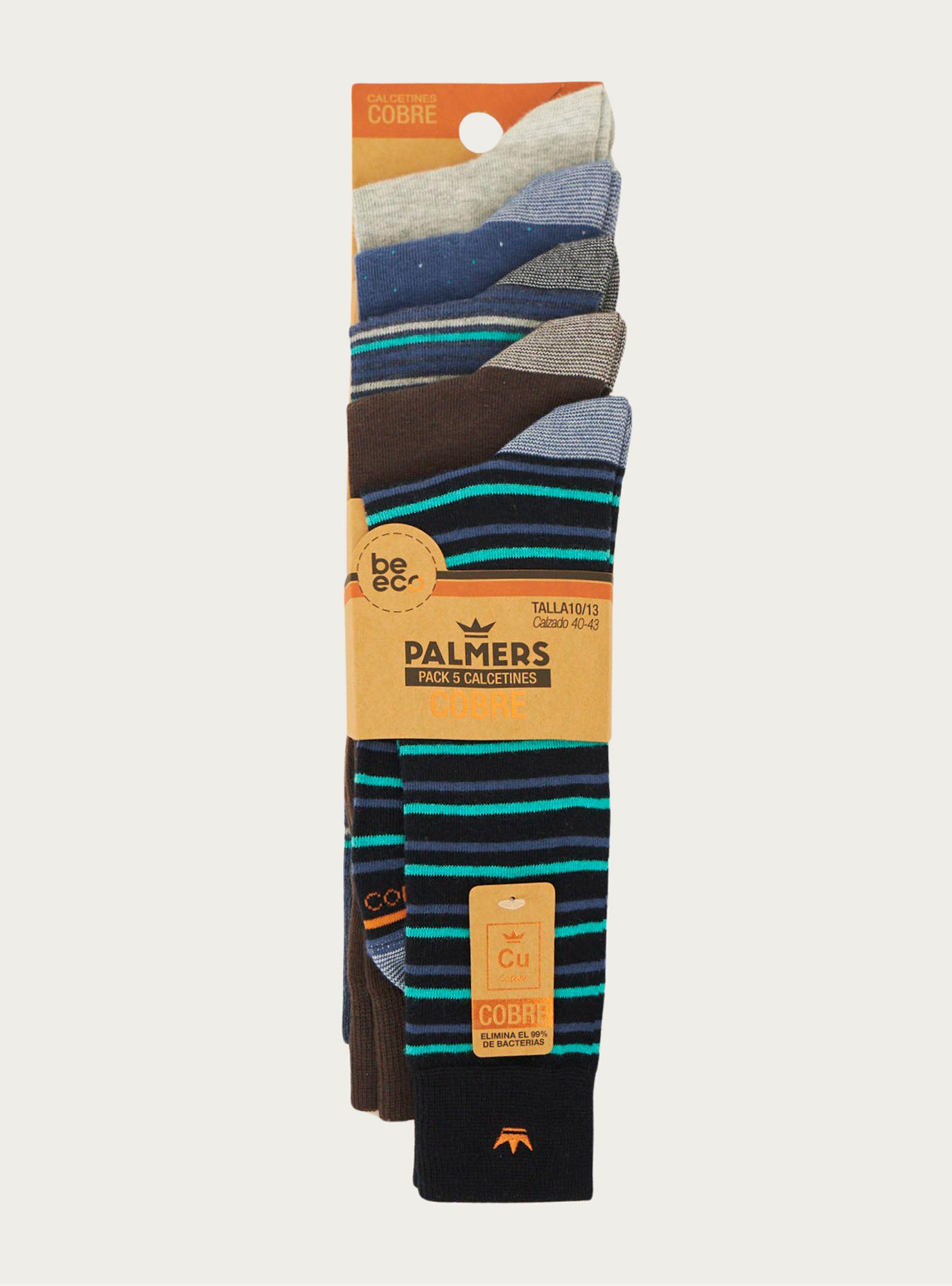 Pack 5 Calcetines Formales Cobre M05-1