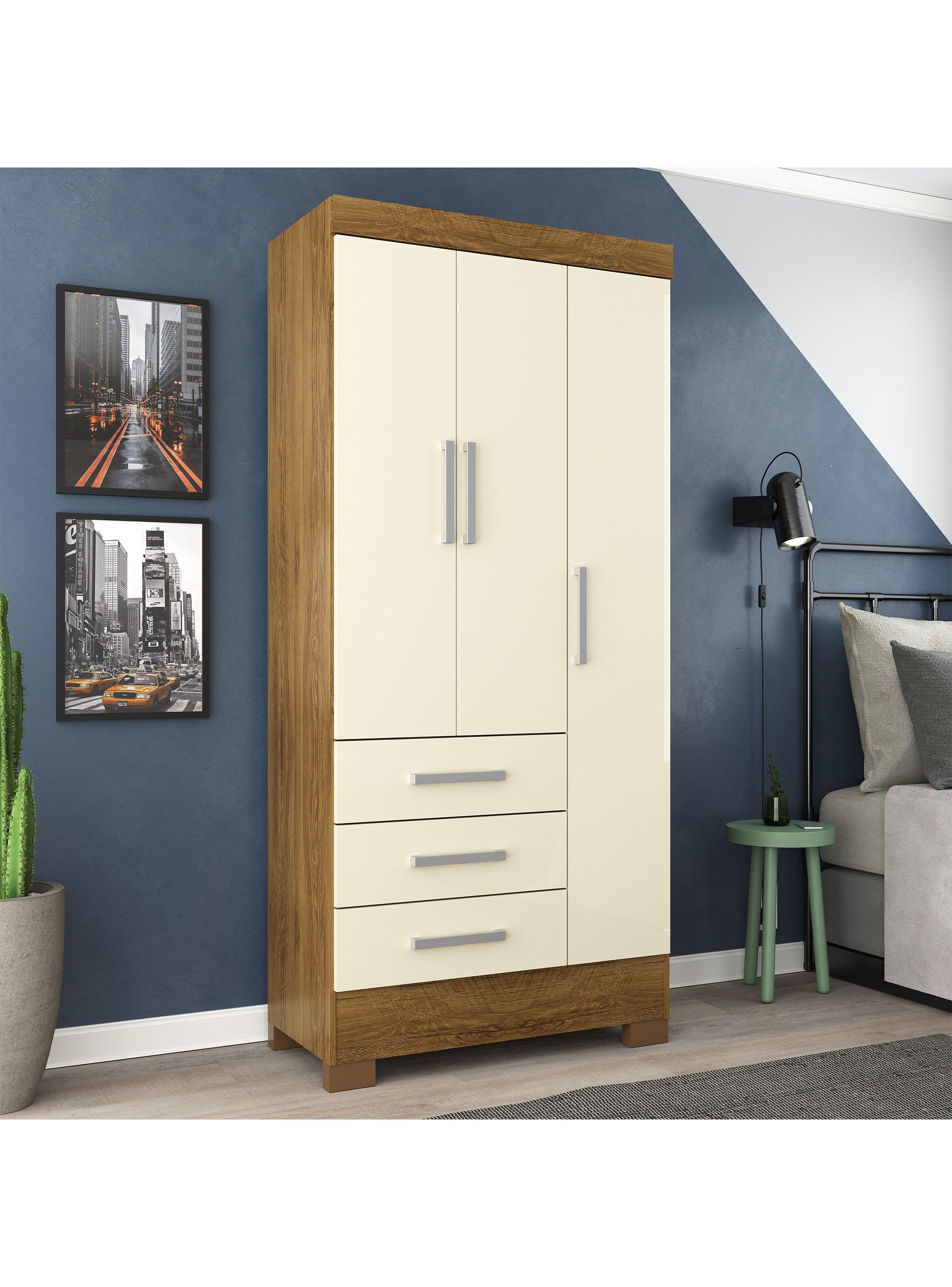 Closet Palmas Nature Blanco Crema 3P3C-4