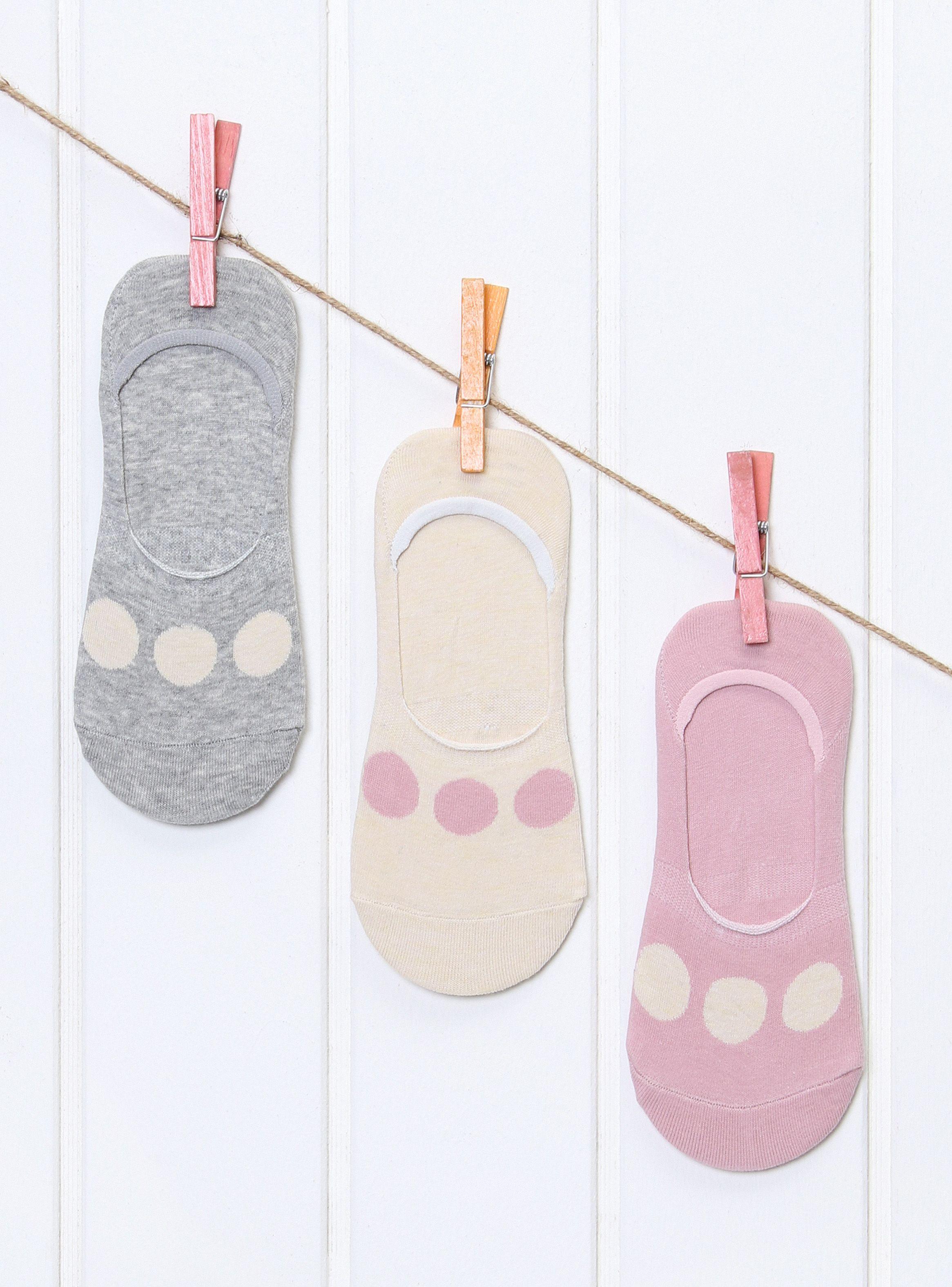 Pack 3 Pares Calcetín Invisible Moda Opposite-0
