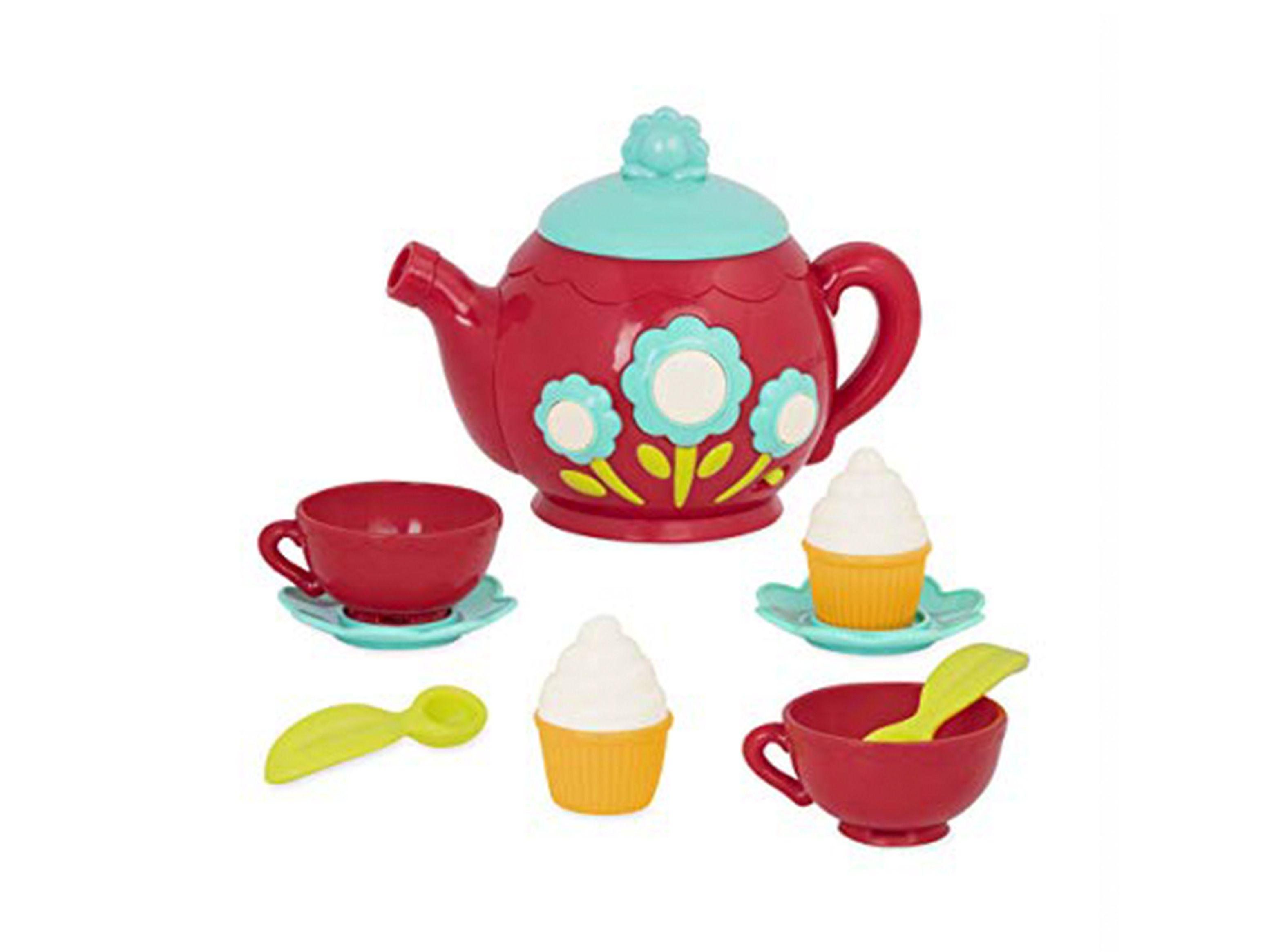 Battat Juego de Té Musical Rojo Caramba-0