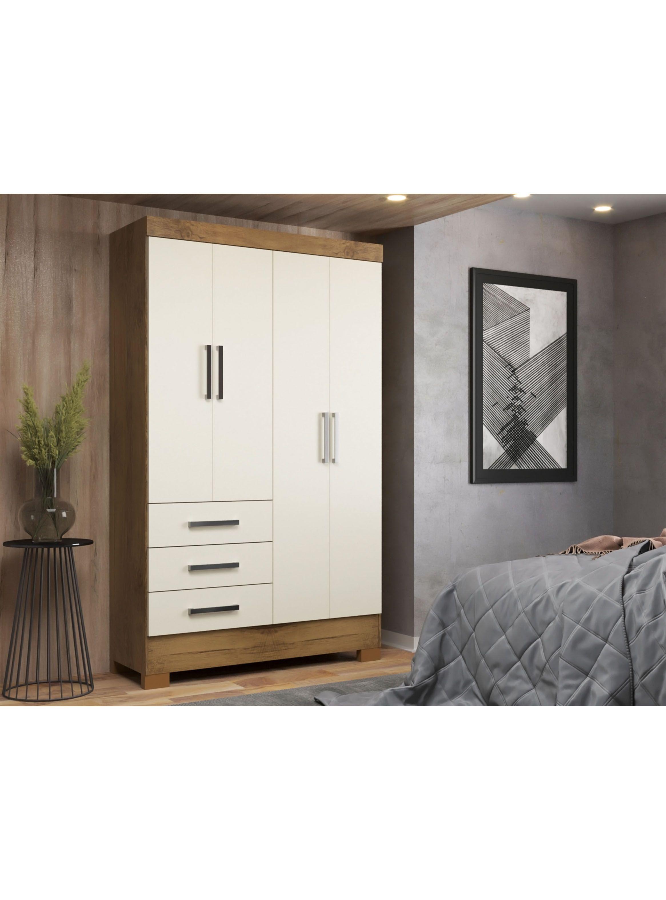 Closet Itapema Nature Blanco Crema 4P3C-4