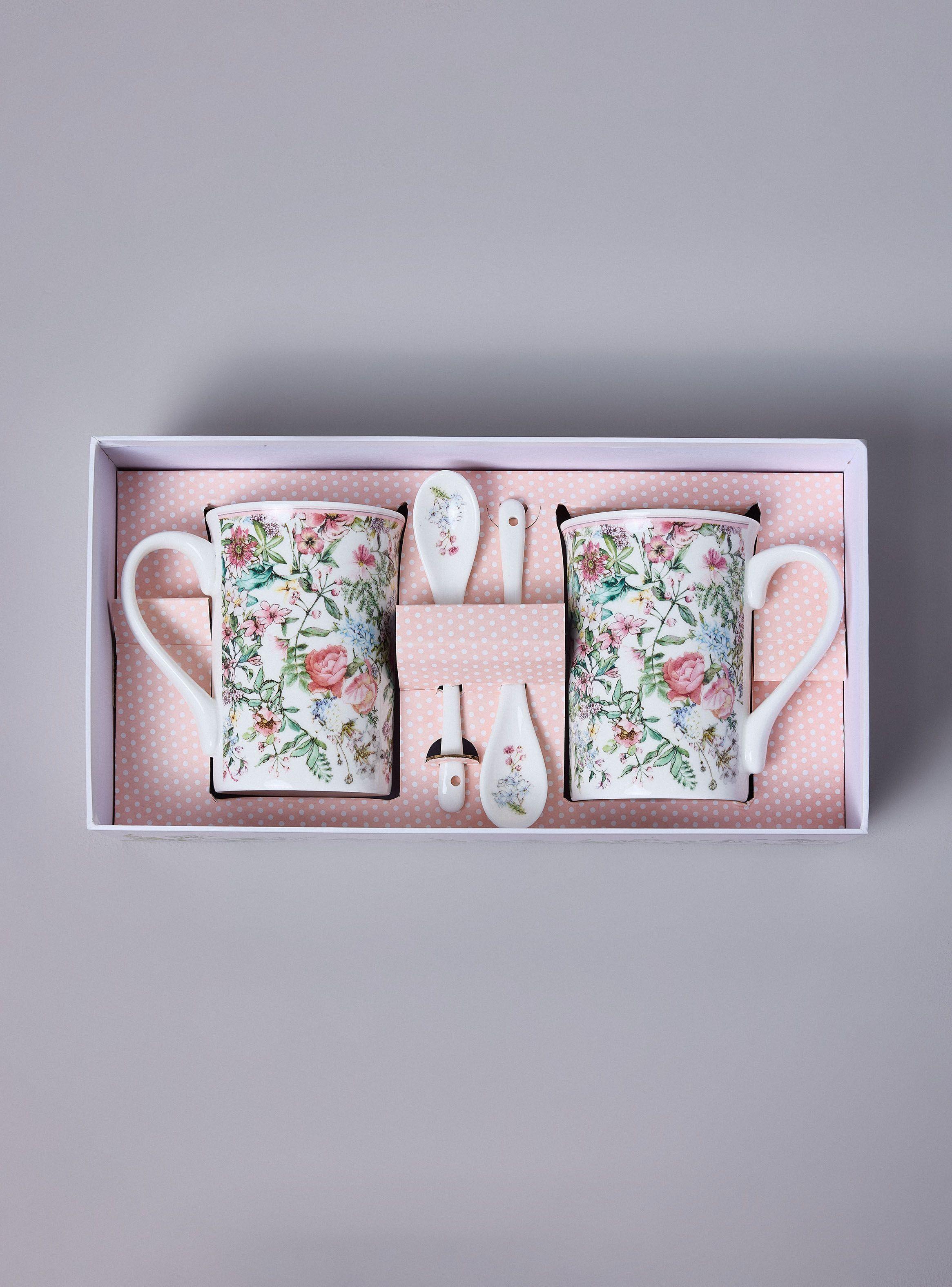 Set 2 Tazas Provenzal Rosa-2