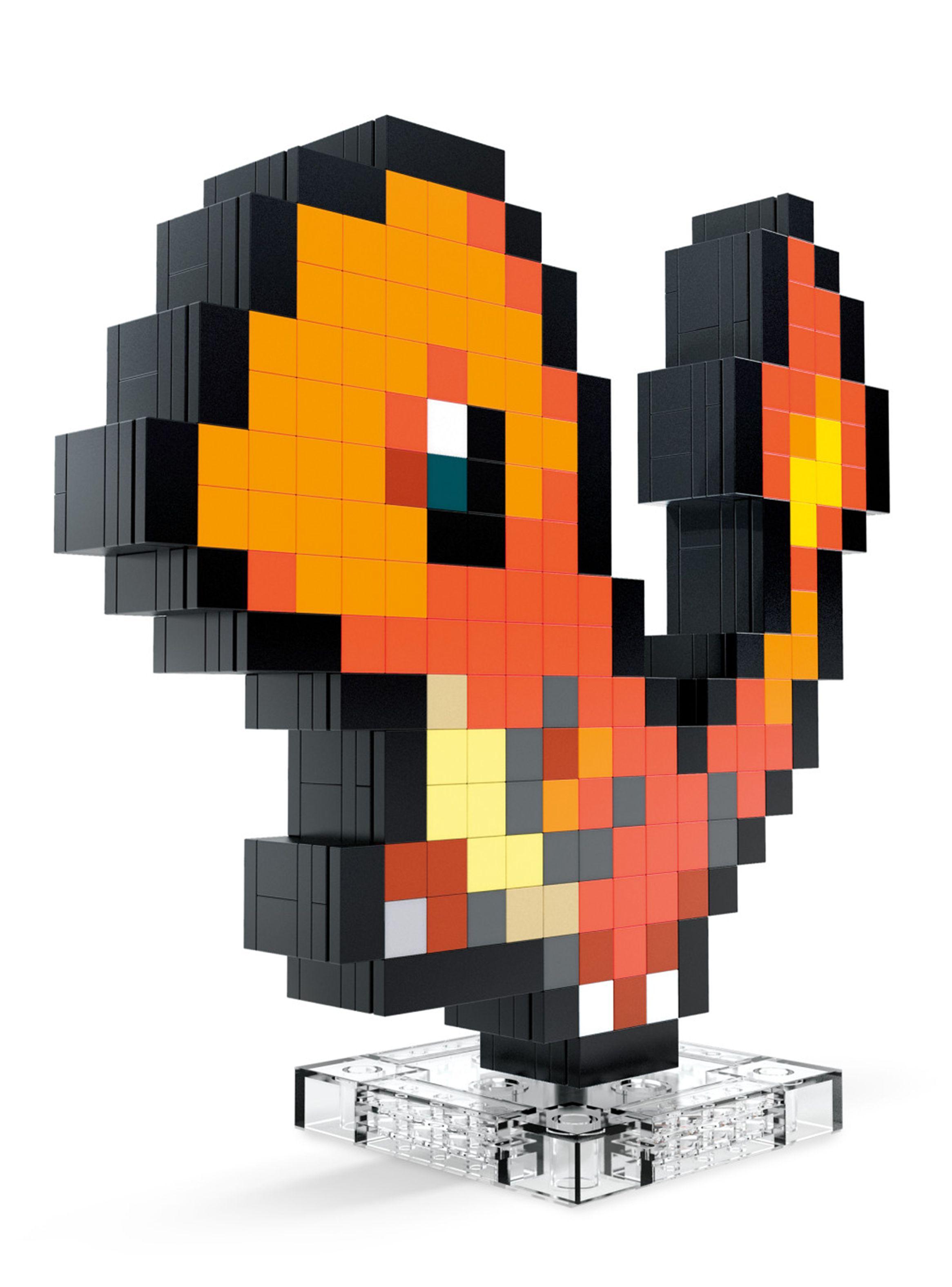 Set de Construcción Pokémon Charmander Pixel Art-1