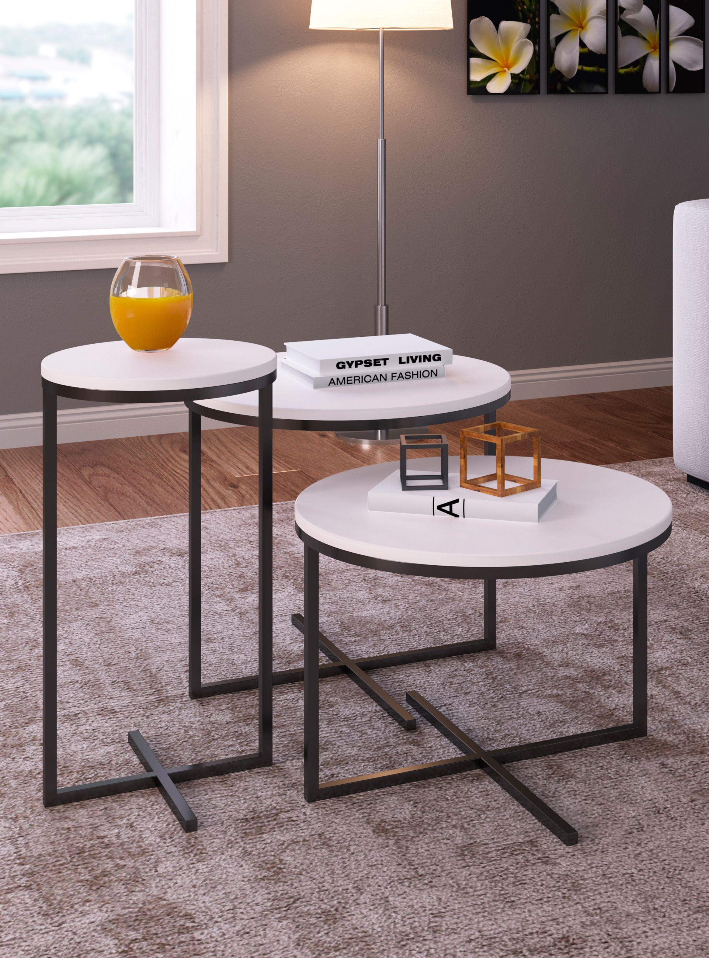 Set de 3 Mesas de Centro Volpi-0