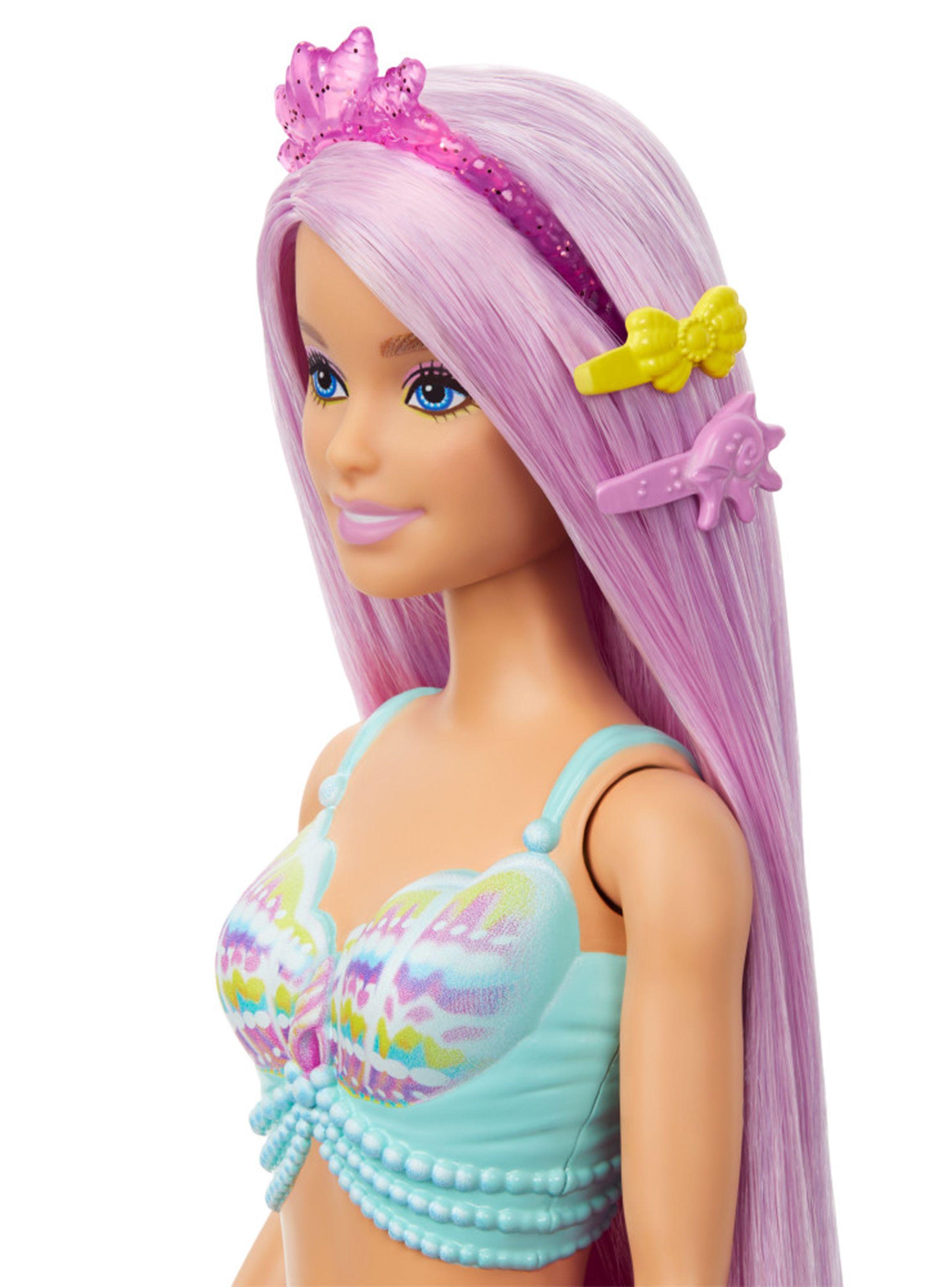 Muñeca Cabello Largo de Ensueño Fantasía + Accesorios-1
