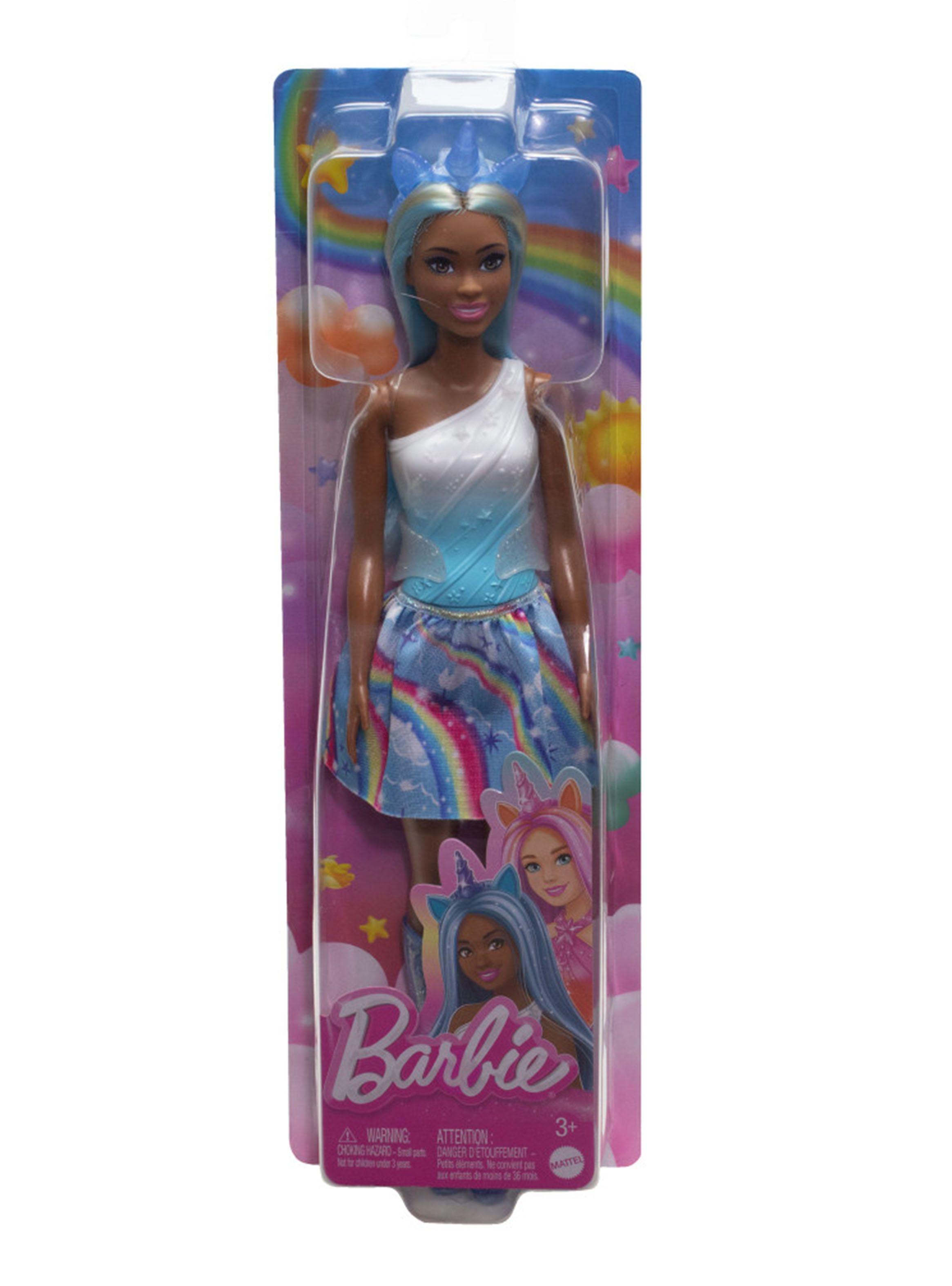 Muñeca Unicornio Falda de Ensueño Azul-4
