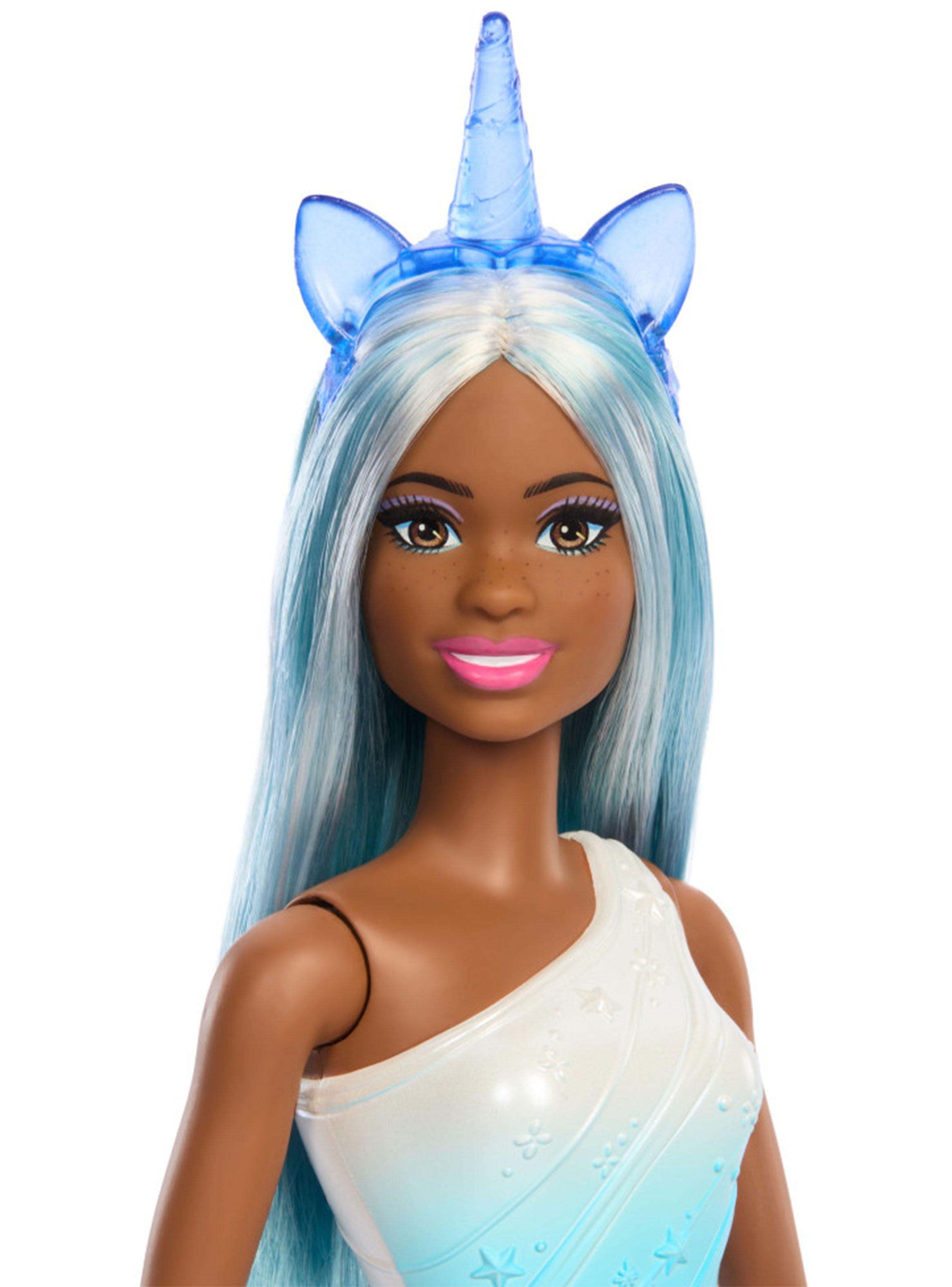 Muñeca Unicornio Falda de Ensueño Azul-2