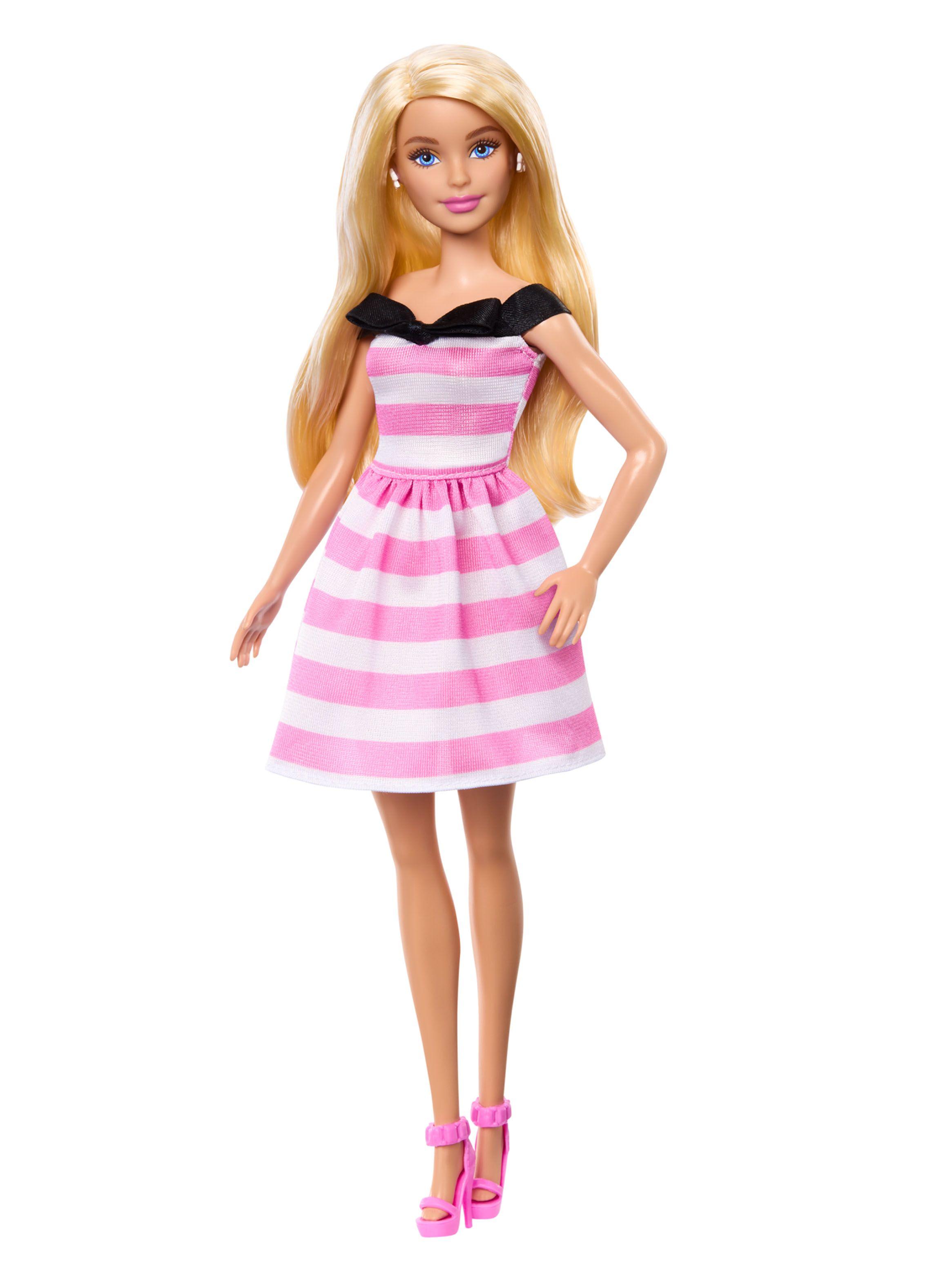 Muñeca Vestido Blanco y Rosa Edición 65 Aniversario-0