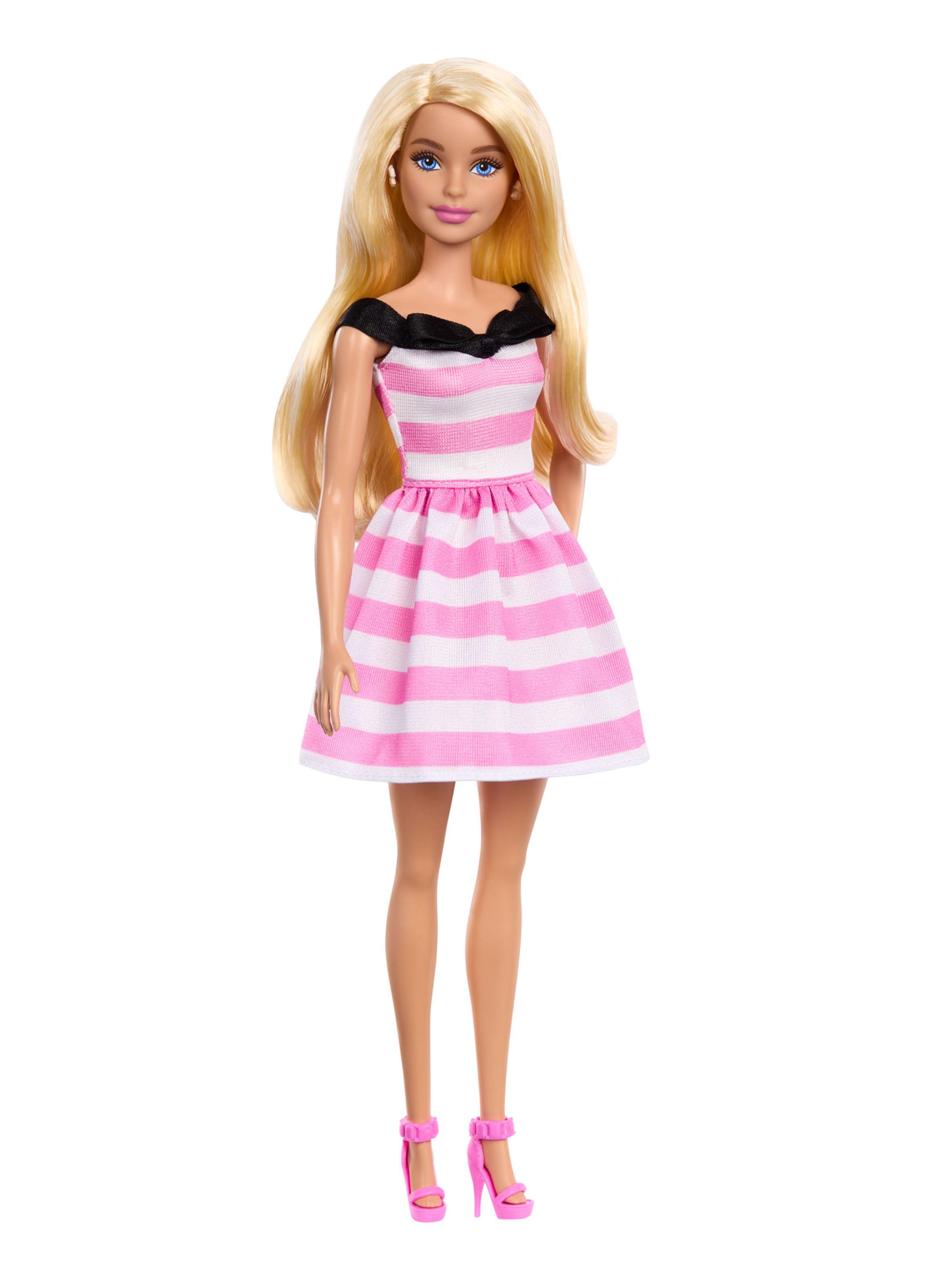 Muñeca Vestido Blanco y Rosa Edición 65 Aniversario-1