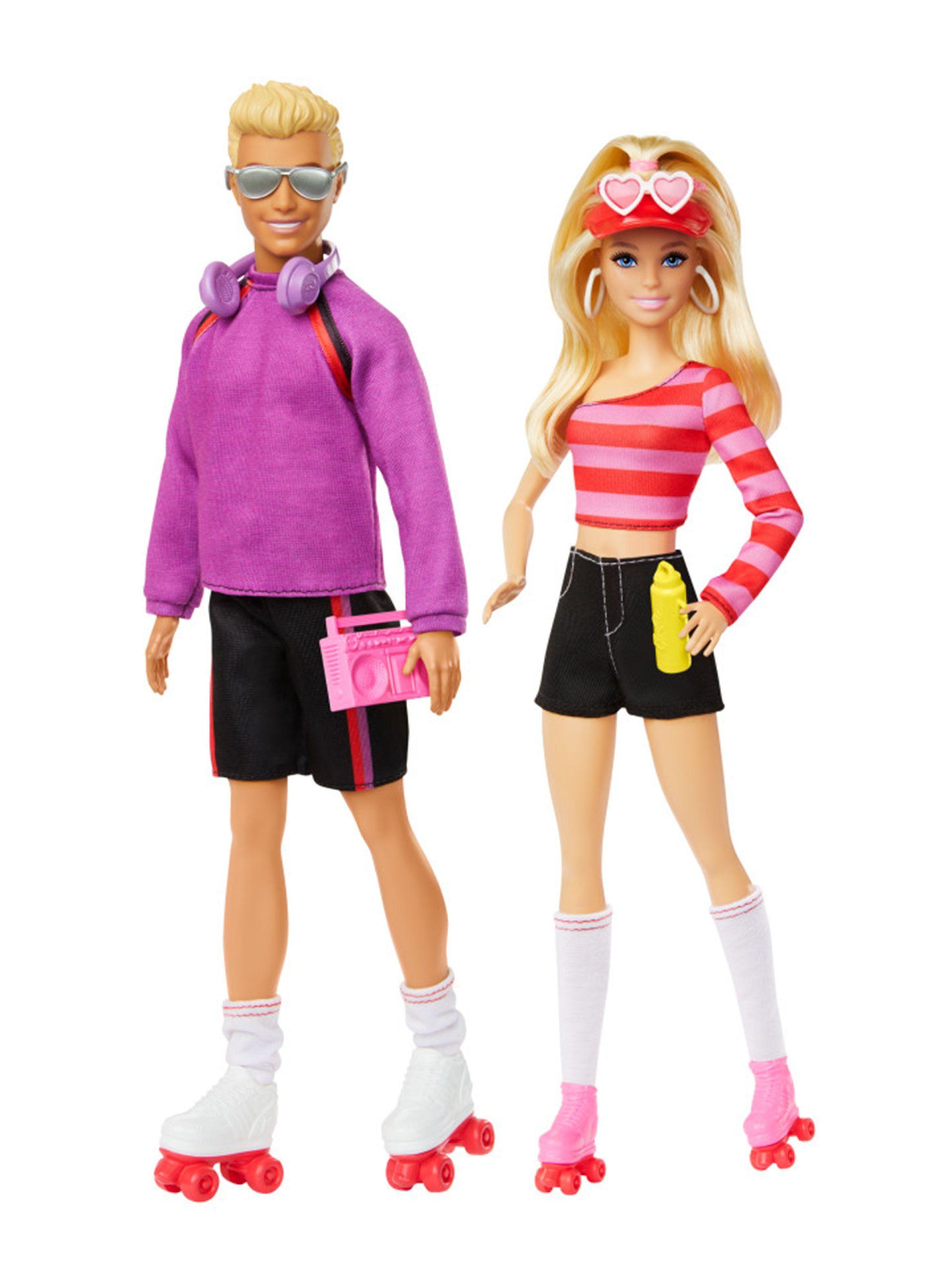 Muñecos Barbie y Ken en Patines 65 Aniversario Fashionista-0