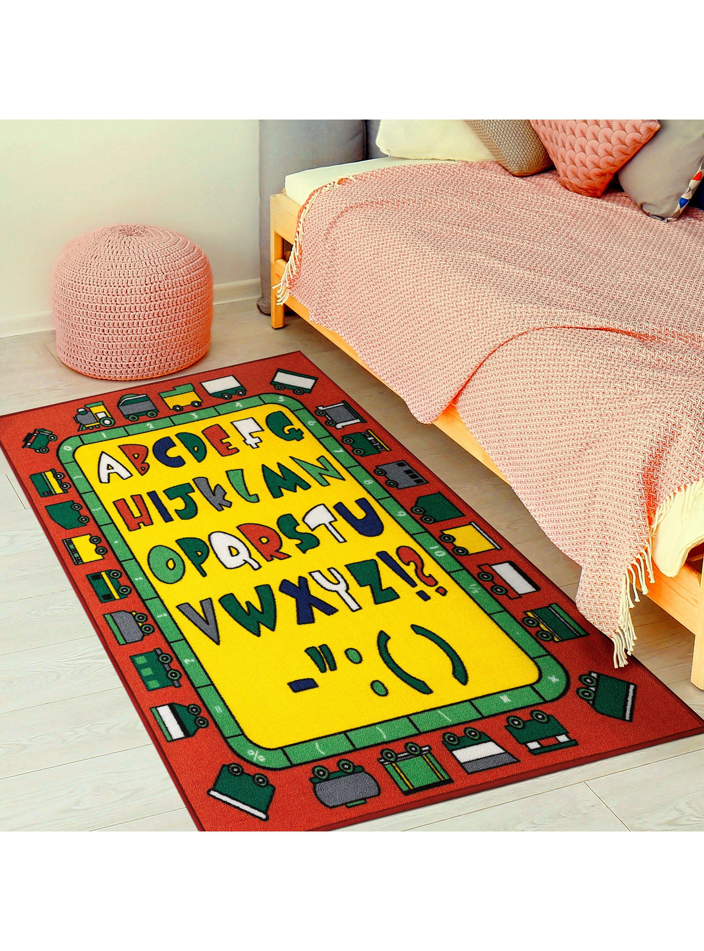 Alfombra Infantil 100 x 160 cm Roja-2