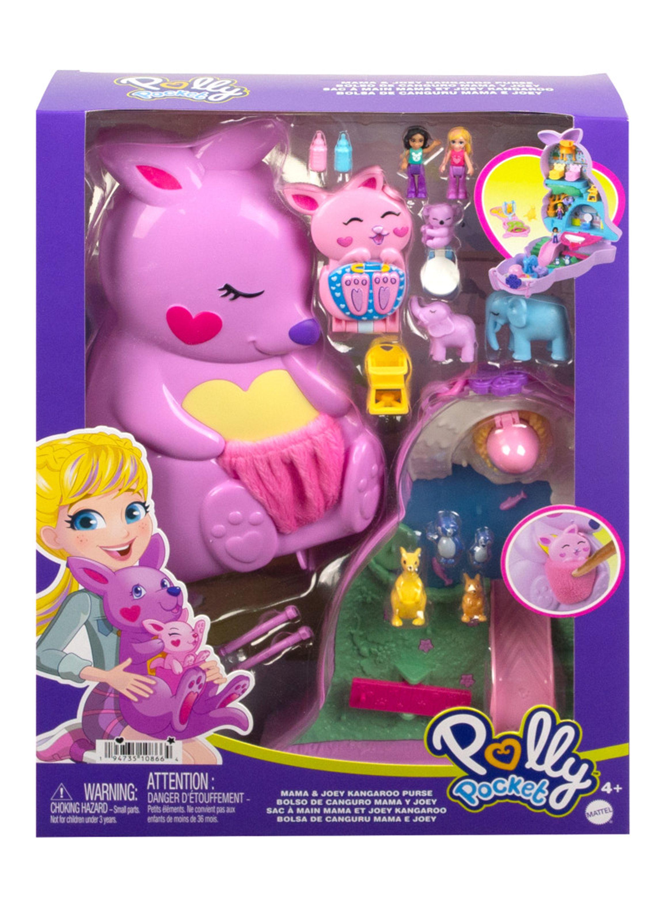 Set de Juego Compacto de Bolsa de Canguro Original Mattel-4